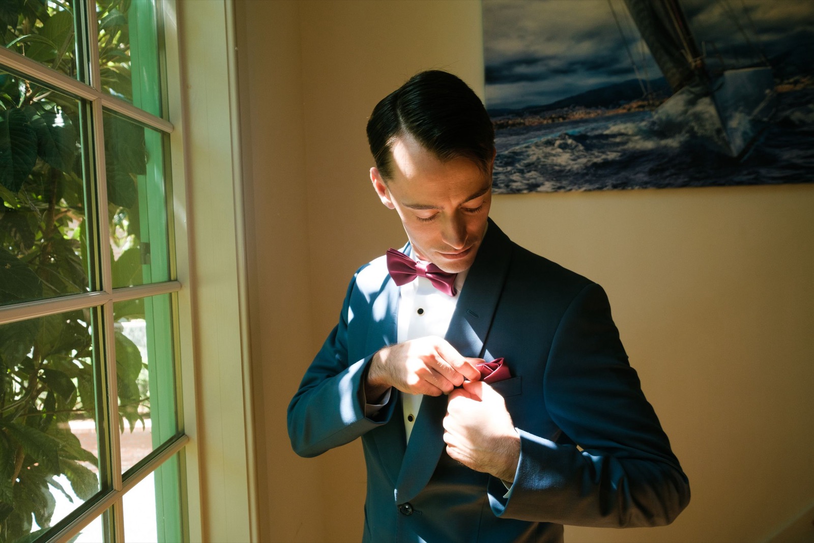 grooms getting ready