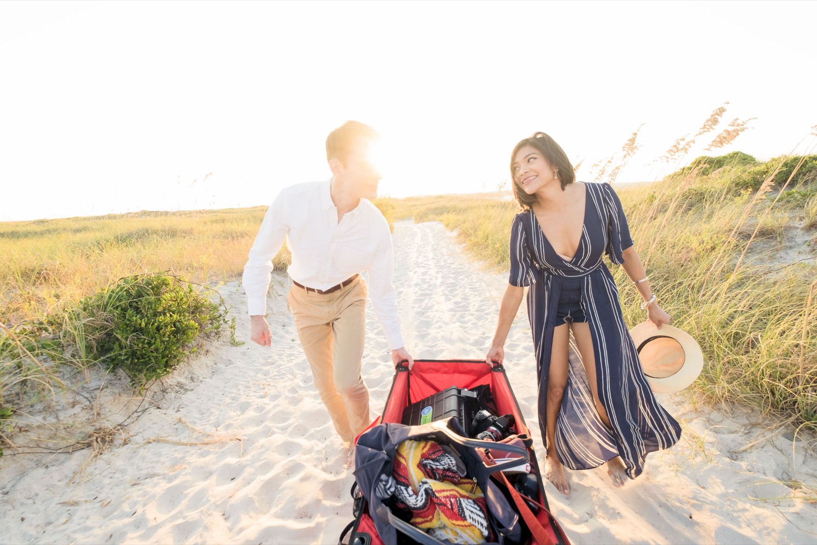 wrightsville beach engagement session