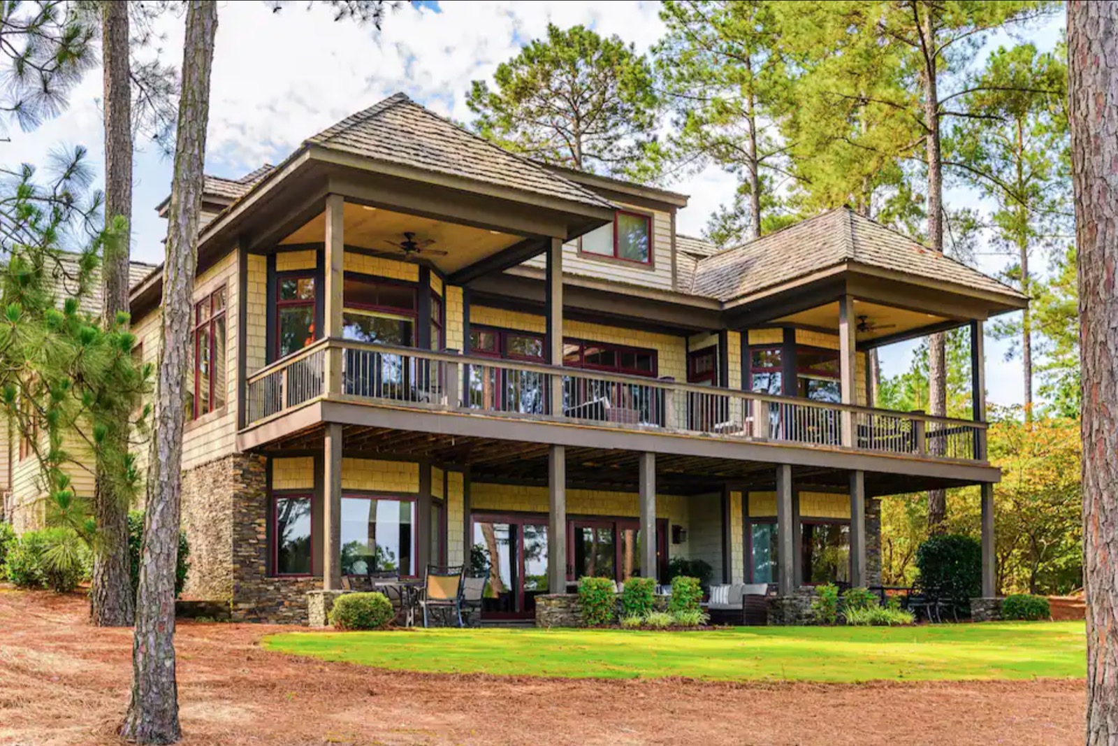 Couples getting married in an airbnb wedding venues