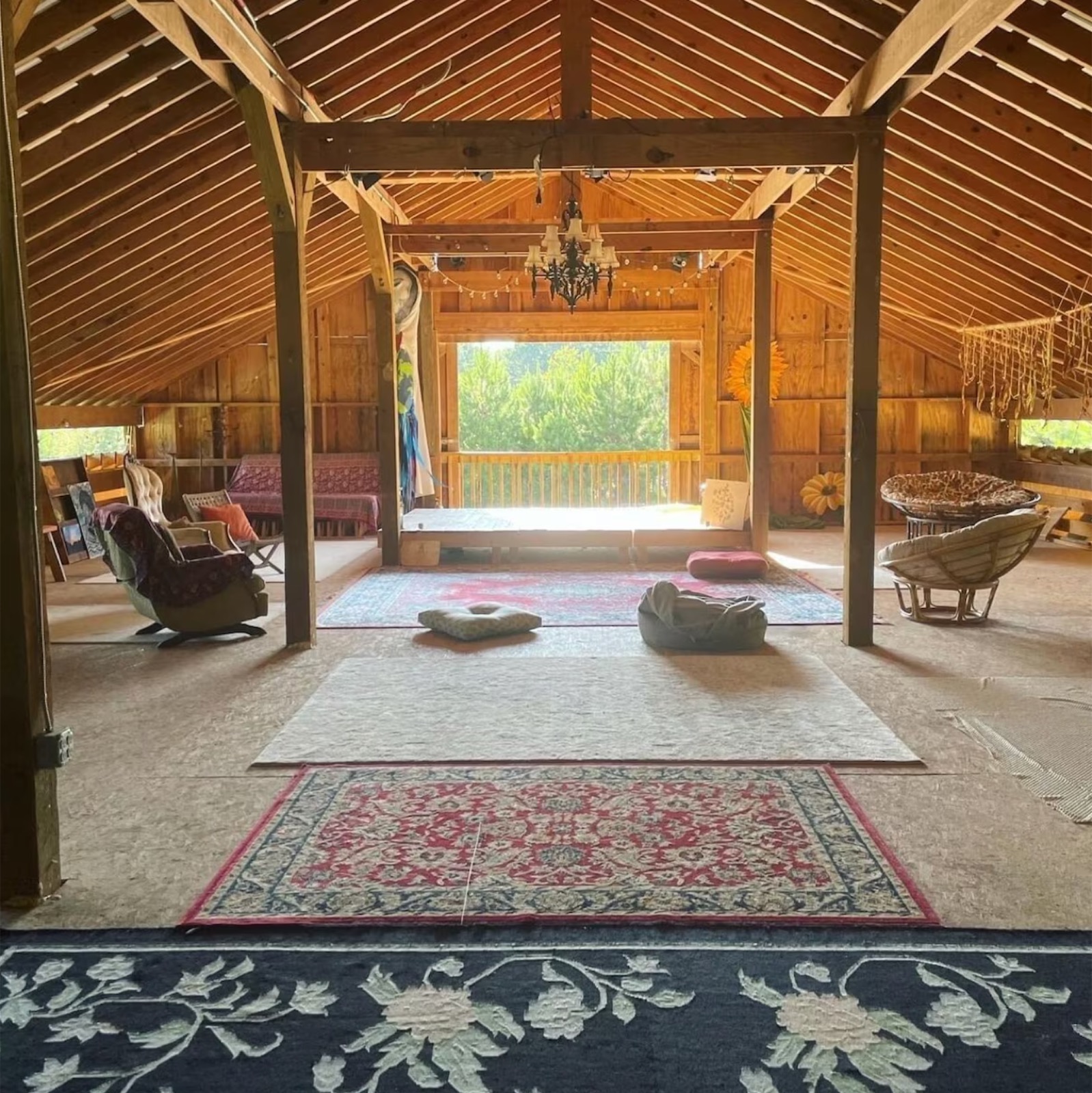 Couples getting married in an airbnb wedding venues