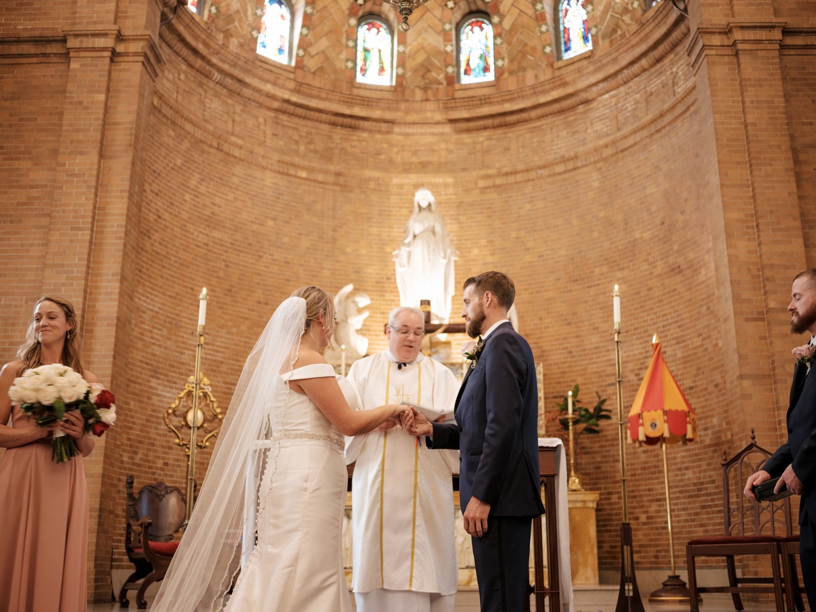 Wedding Photos: St. Mary's Catholic Church | Ashley and Ryan