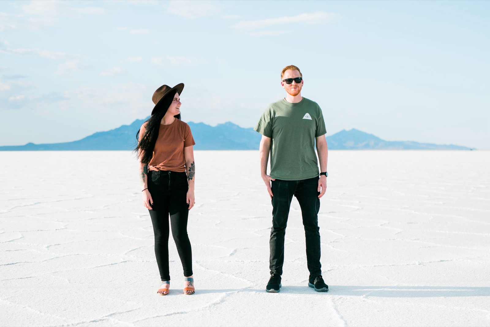 Bonneville Salt Flats UT Engagement Session