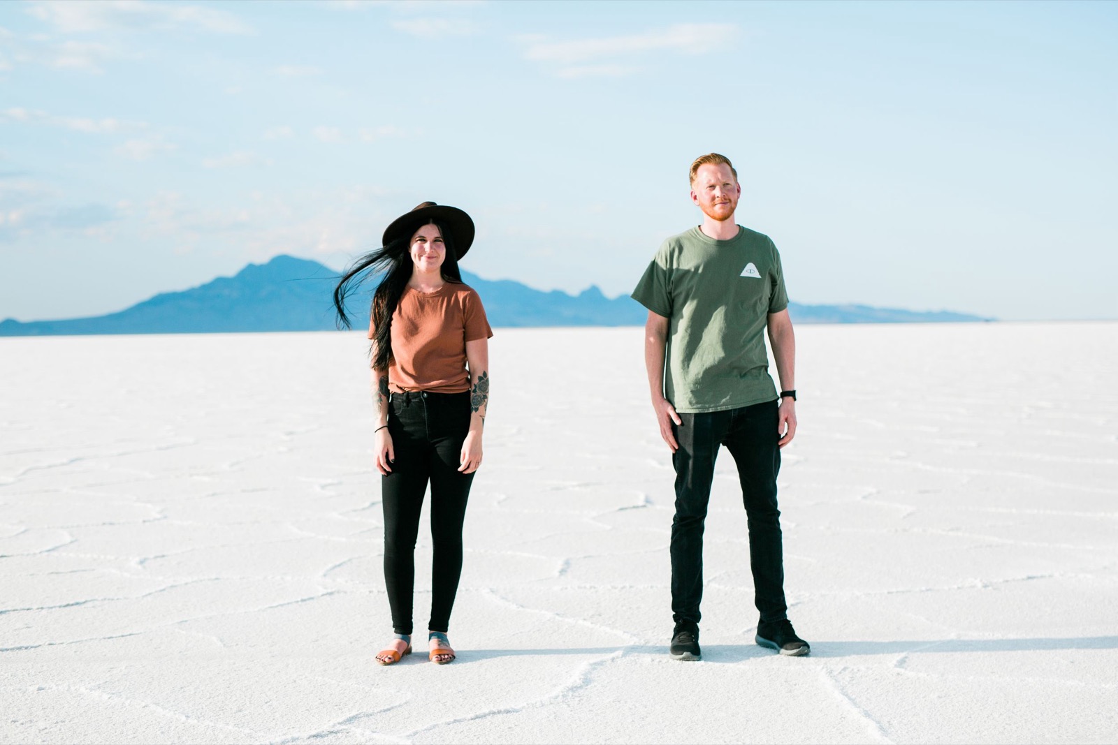 Bonneville Salt Flats UT Engagement Session