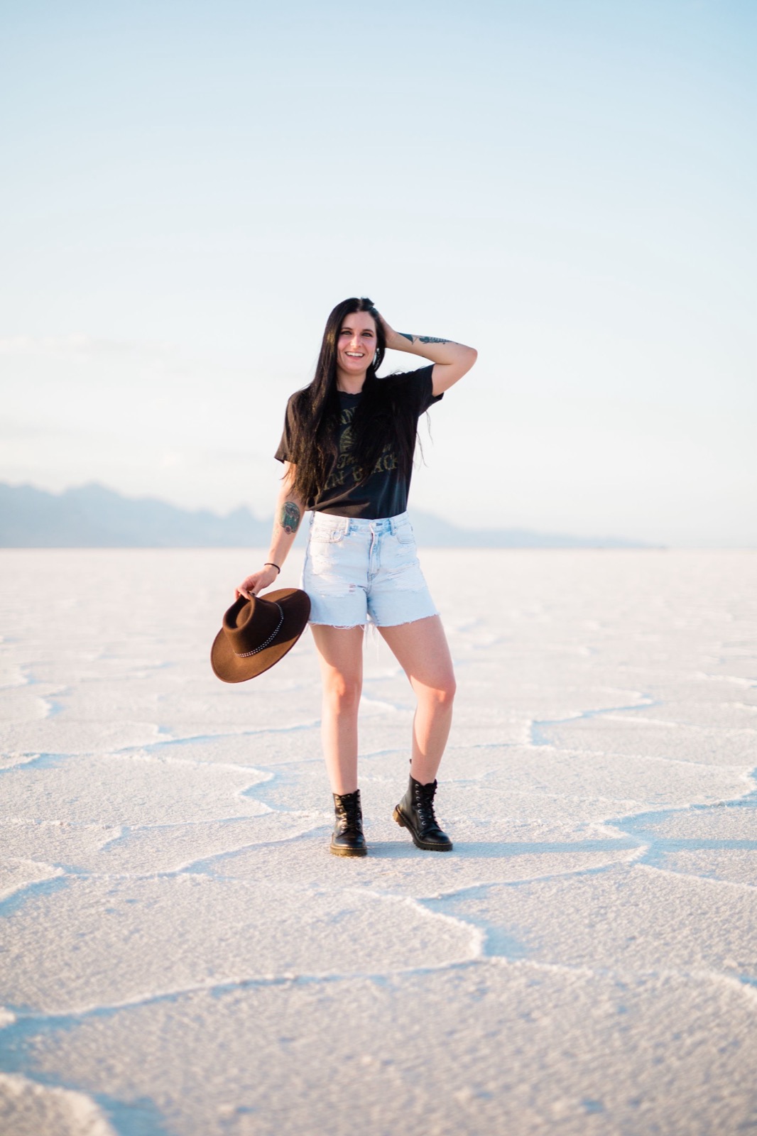 Bonneville Salt Flats UT Engagement Session