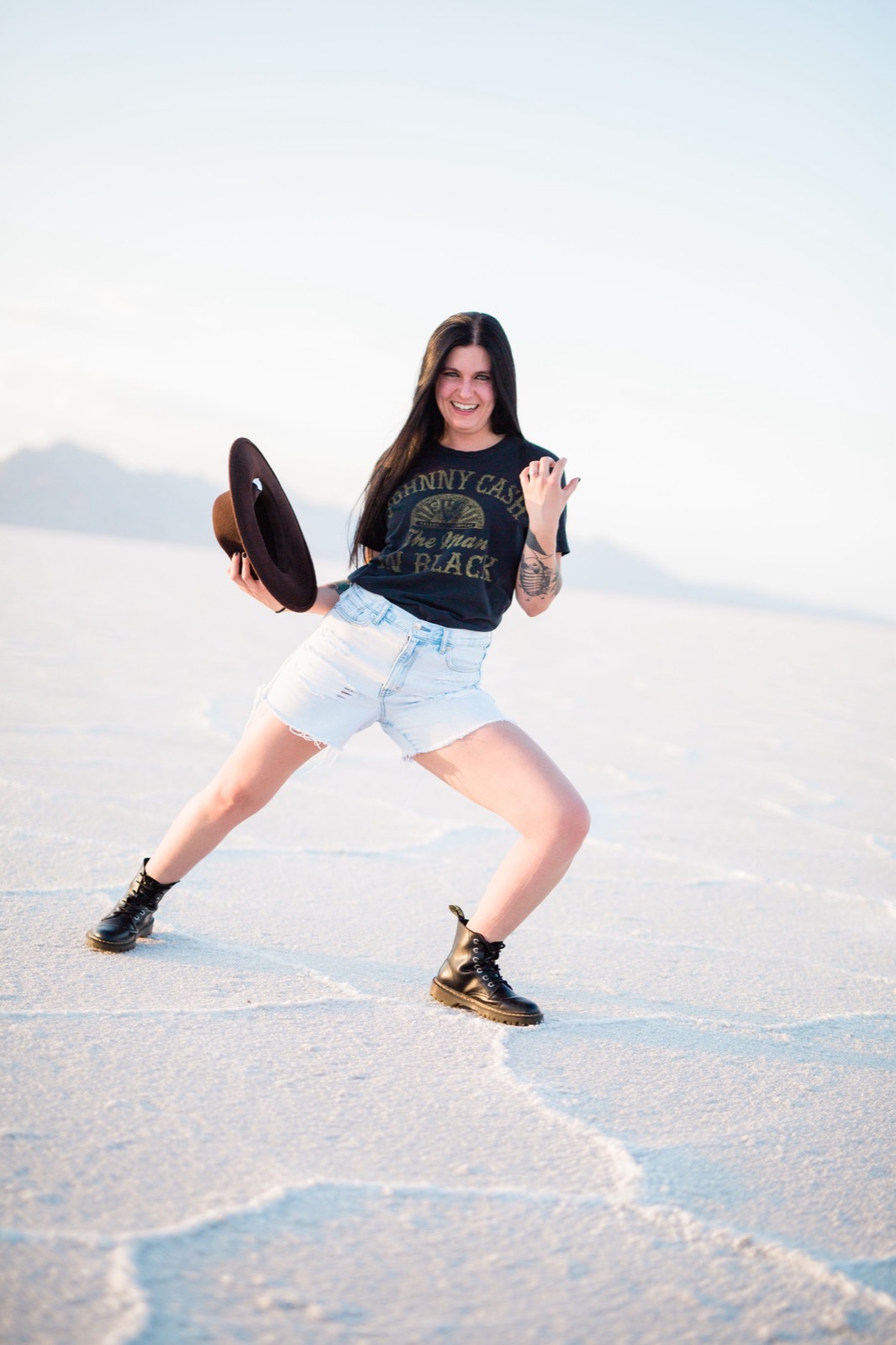 Bonneville Salt Flats UT Engagement Session