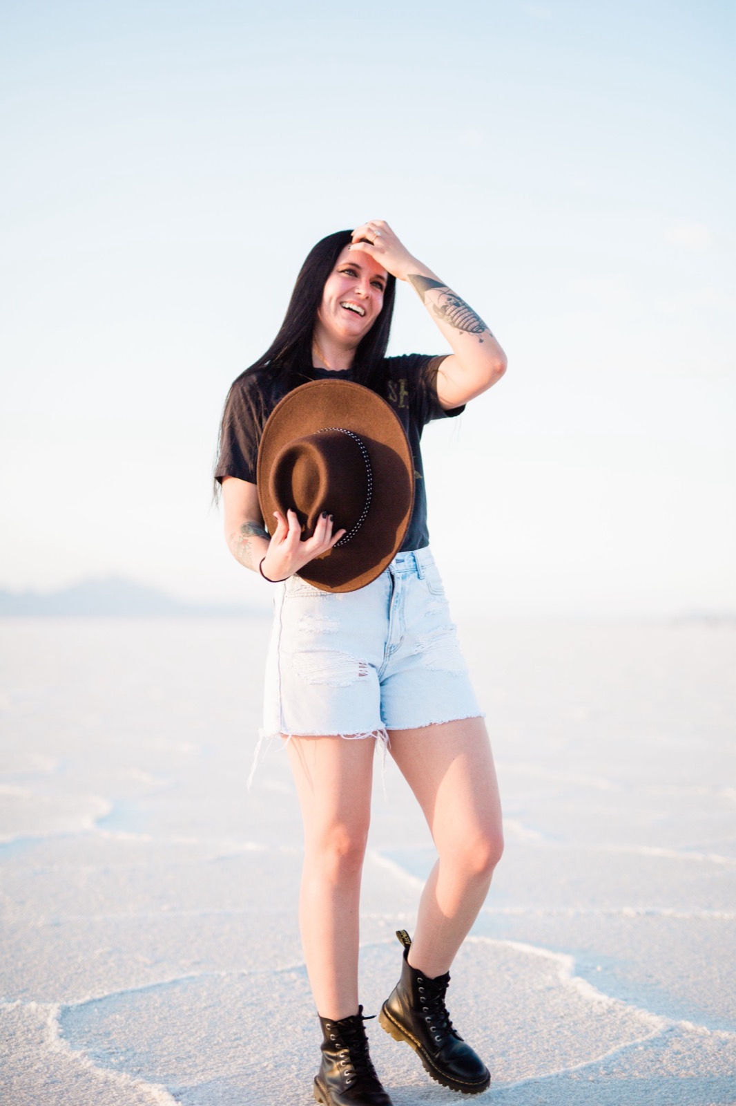 Bonneville Salt Flats UT Engagement Session