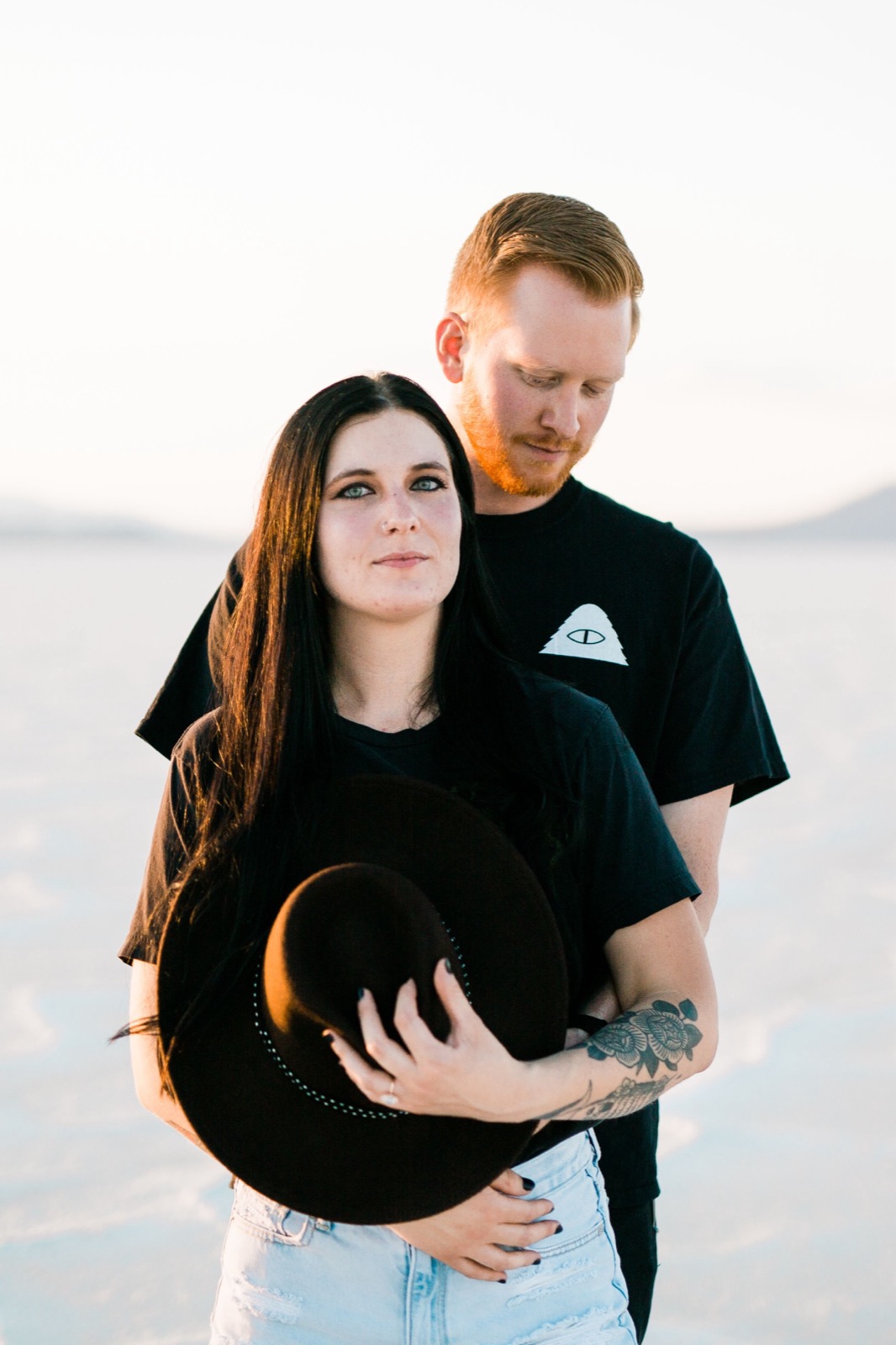 Bonneville Salt Flats UT Engagement Session