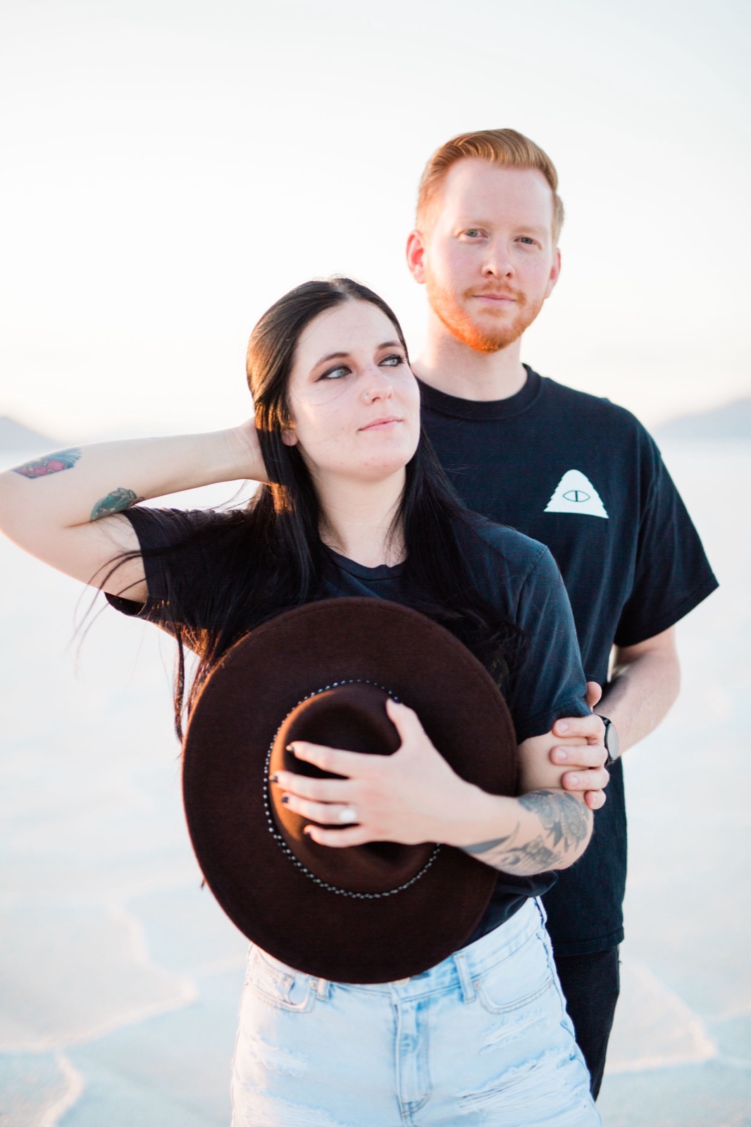 Bonneville Salt Flats UT Engagement Session