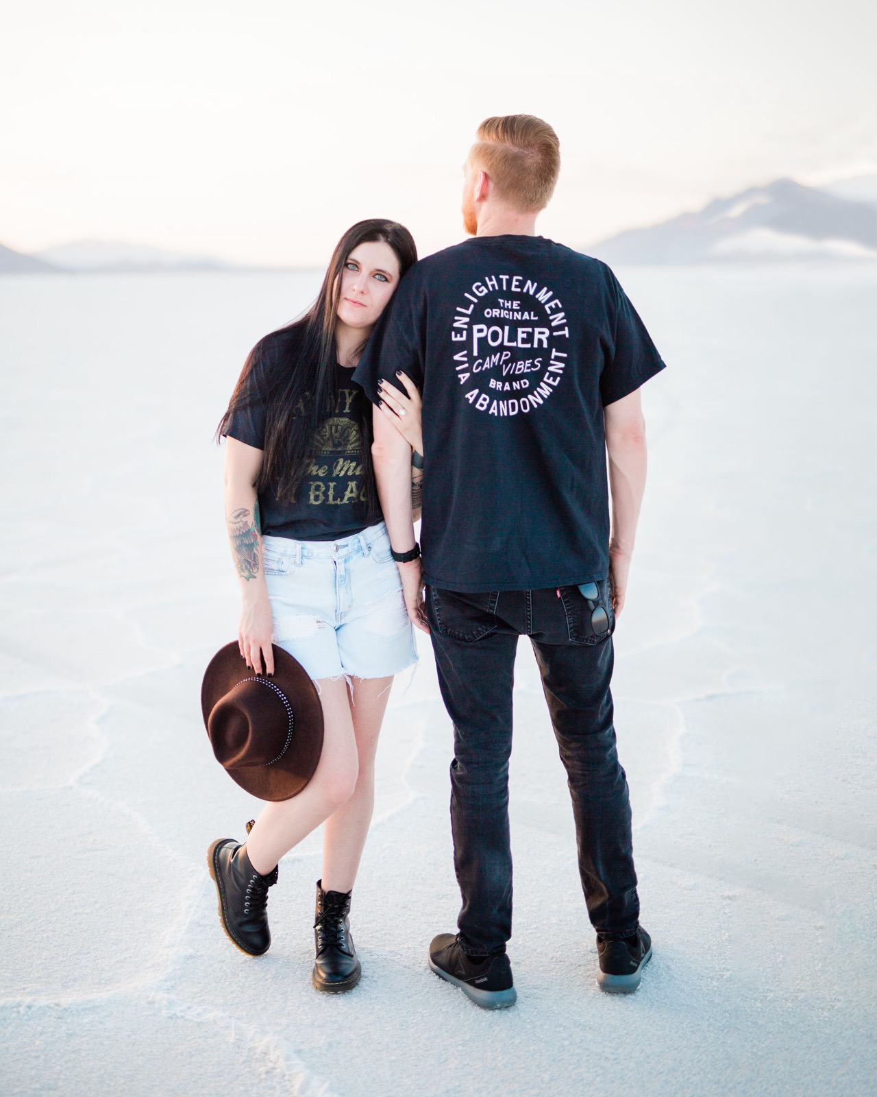 Bonneville Salt Flats UT Engagement Session