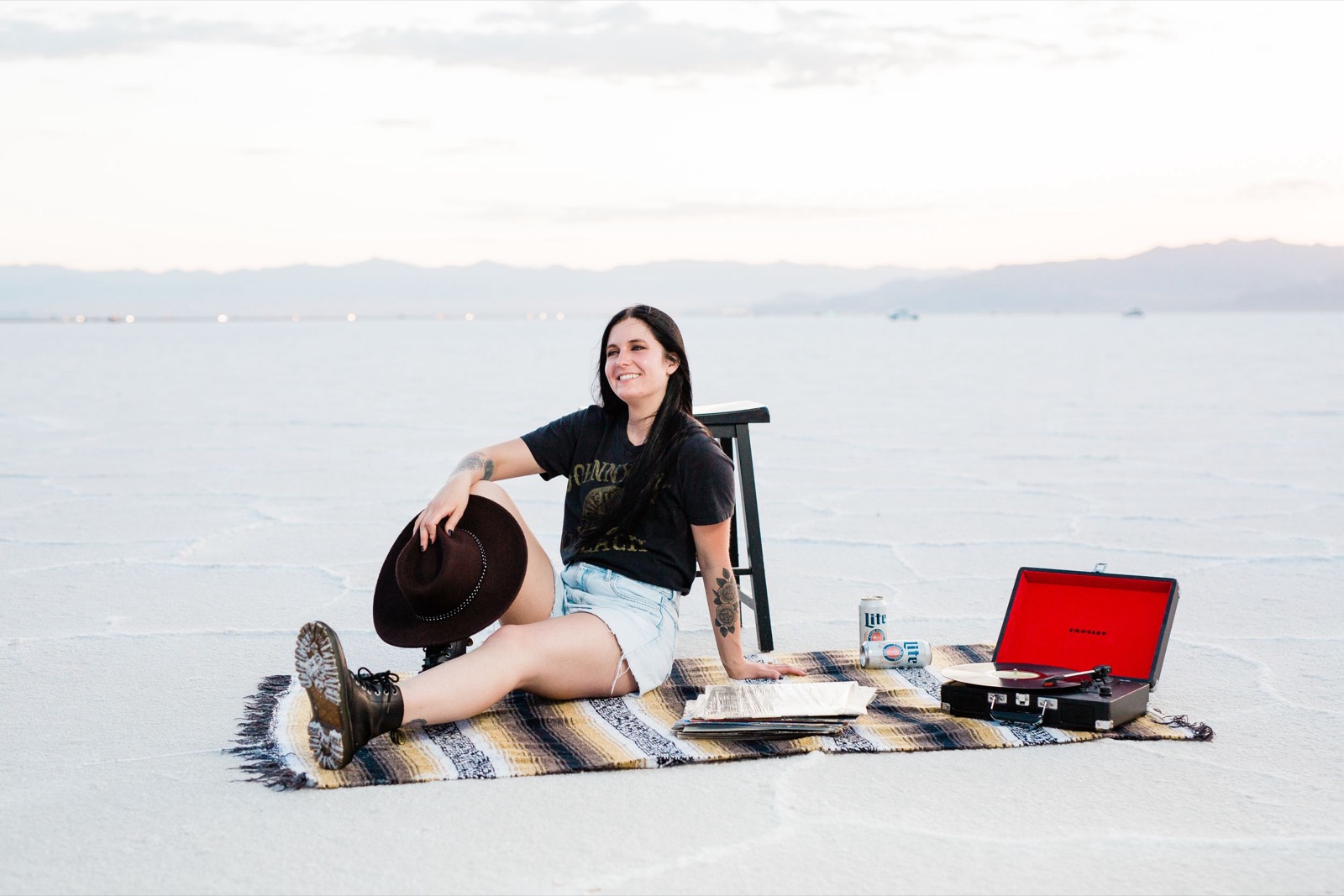 Bonneville Salt Flats UT Engagement Session
