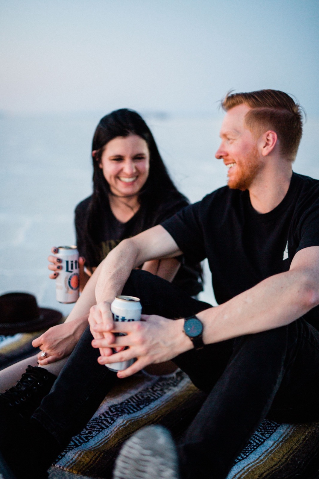 Bonneville Salt Flats UT Engagement Session