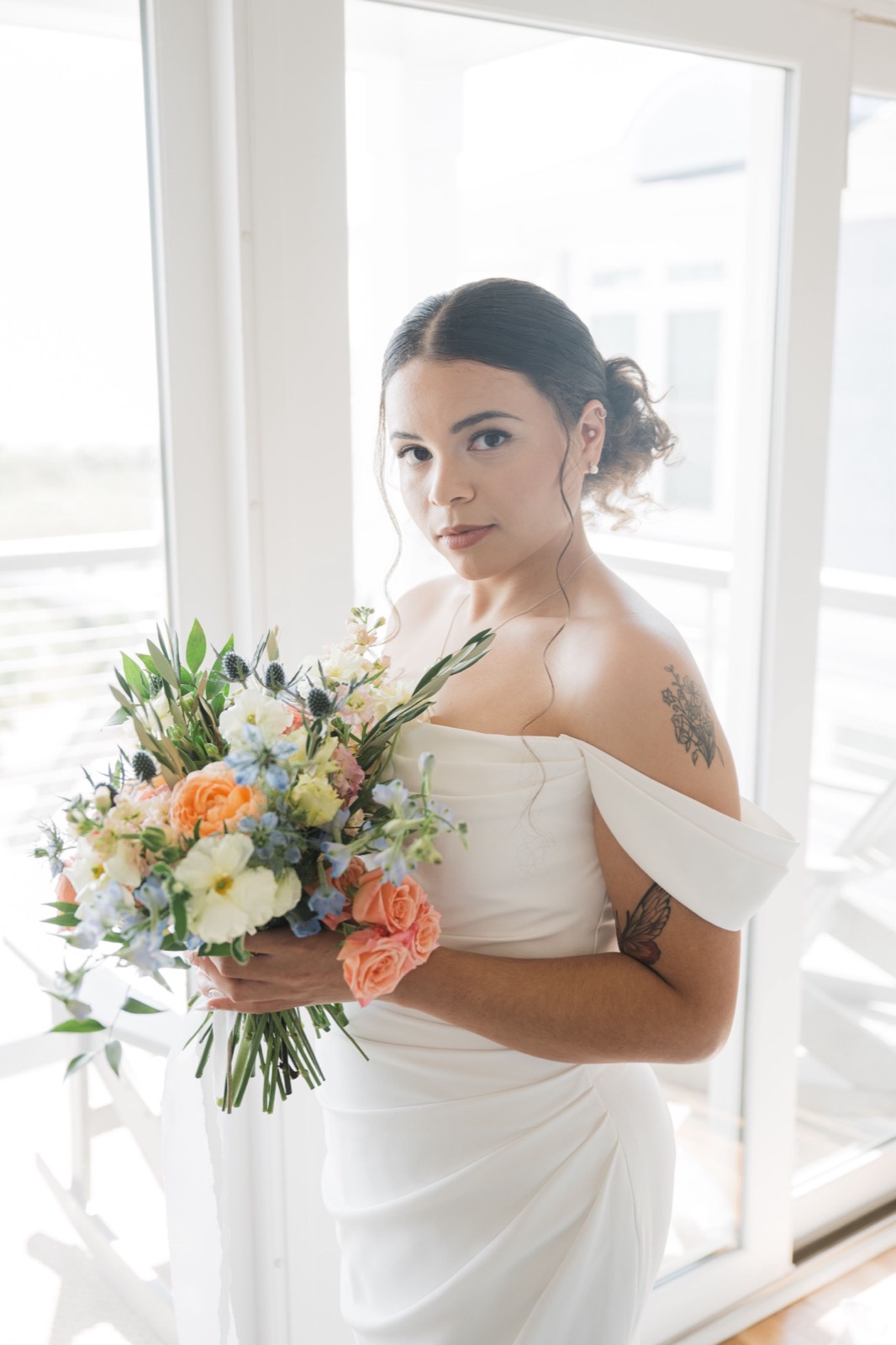 Beach Wedding In Oak Island + Beach House and Reception Photos — photograph 8