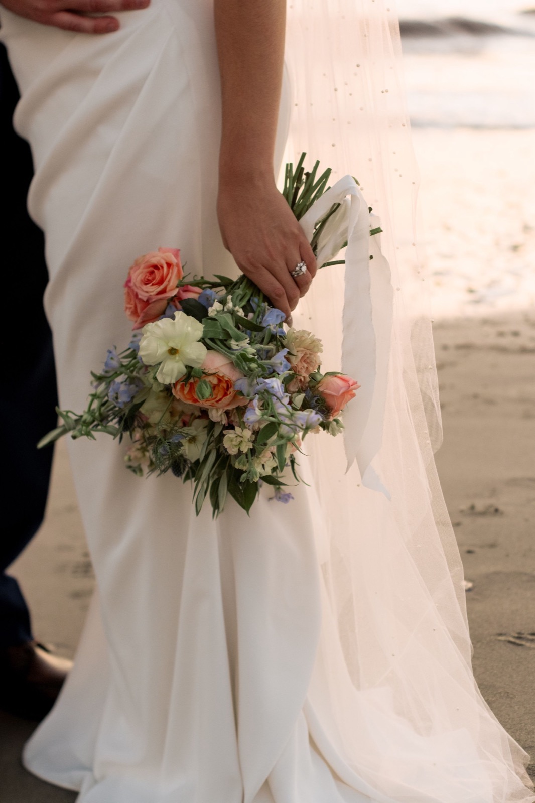 Beach Wedding In Oak Island + Beach House and Reception Photos — photograph 25