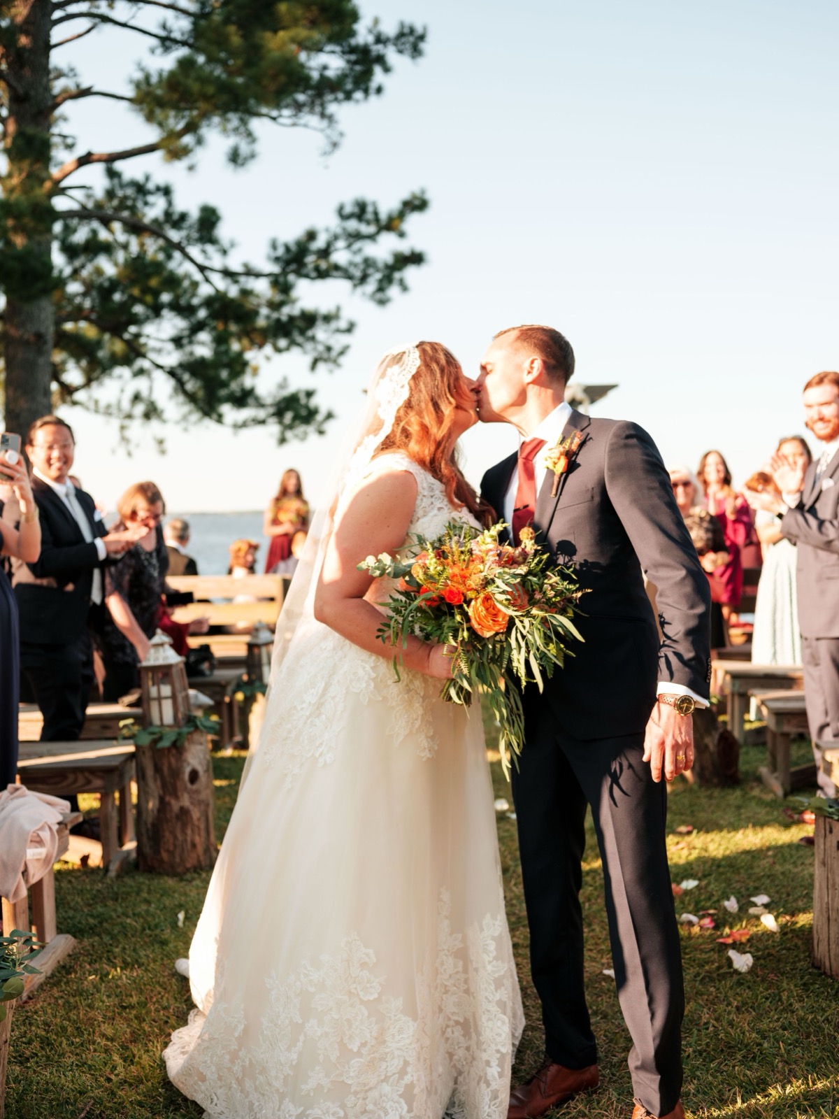 Emily and Adam | Wedding at Copper on the Neuse | NC Wedding Photographer | Pink Penguin Studios