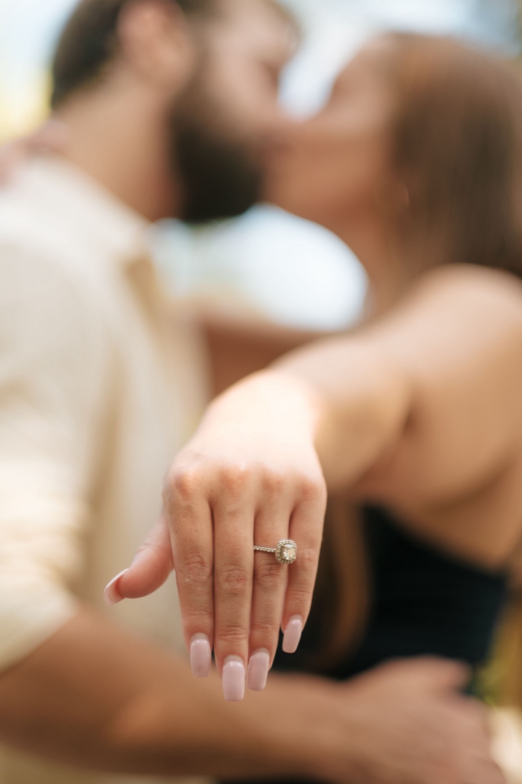 photographer captures couples getting engaged in New Hanover Arboretum | North Carolina wedding photographer