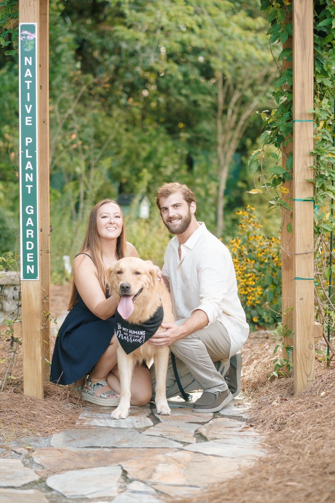photographer captures couples getting engaged in New Hanover Arboretum | North Carolina wedding photographer