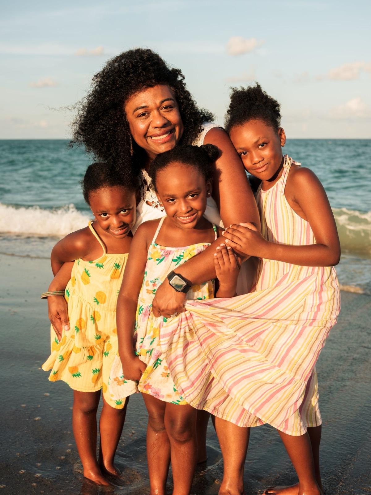 Family of Five vacation at Wrightsville Beach