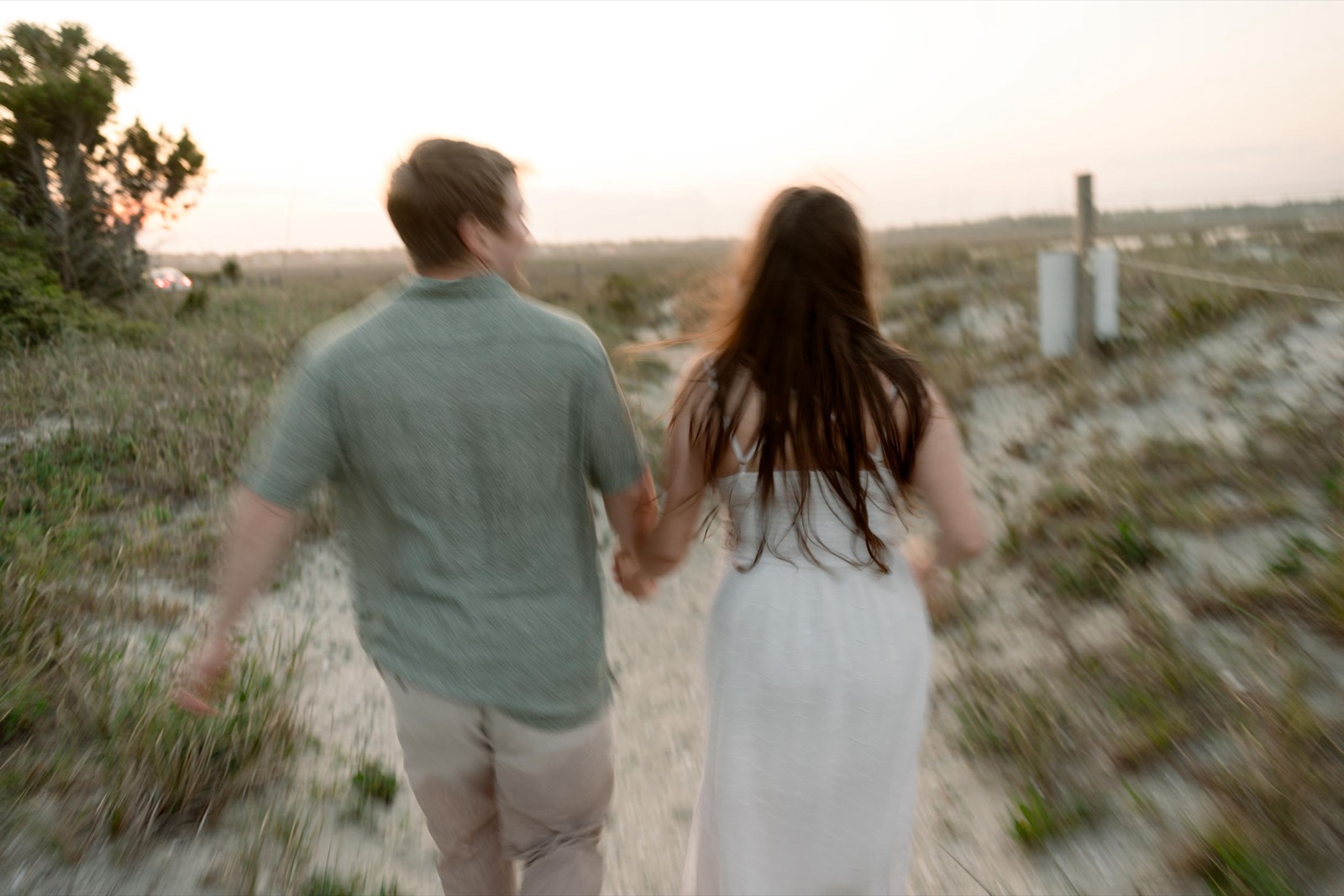 Field of Grass | Open space Engagement Session | Wilmington Engagement Photographer