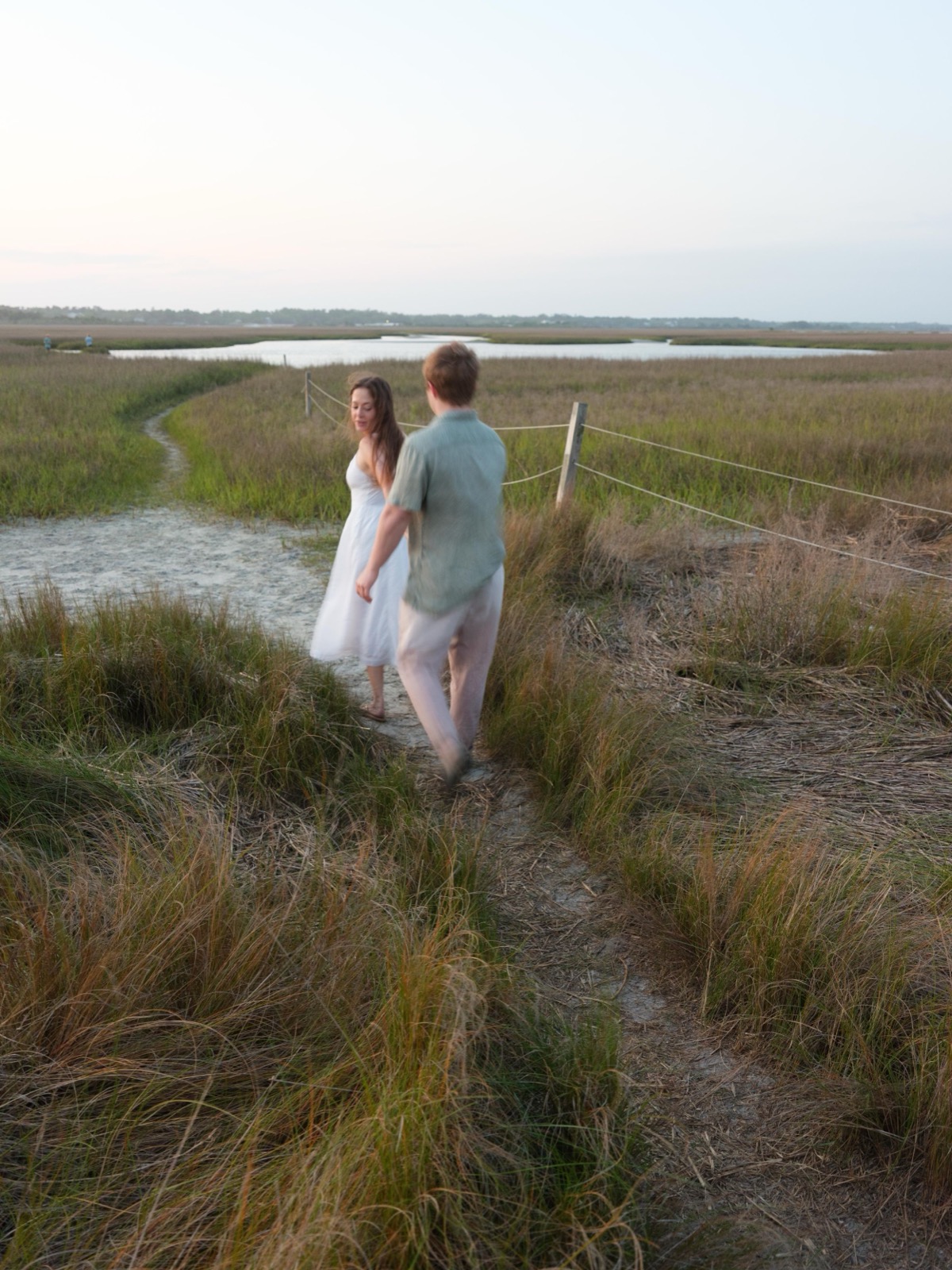 Field of Grass | Open space Engagement Session | Wilmington Engagement Photographer