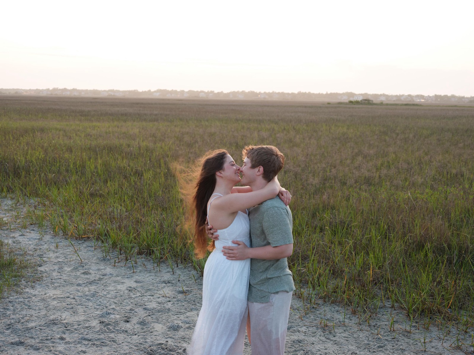 Field of Grass | Open space Engagement Session | Wilmington Engagement Photographer