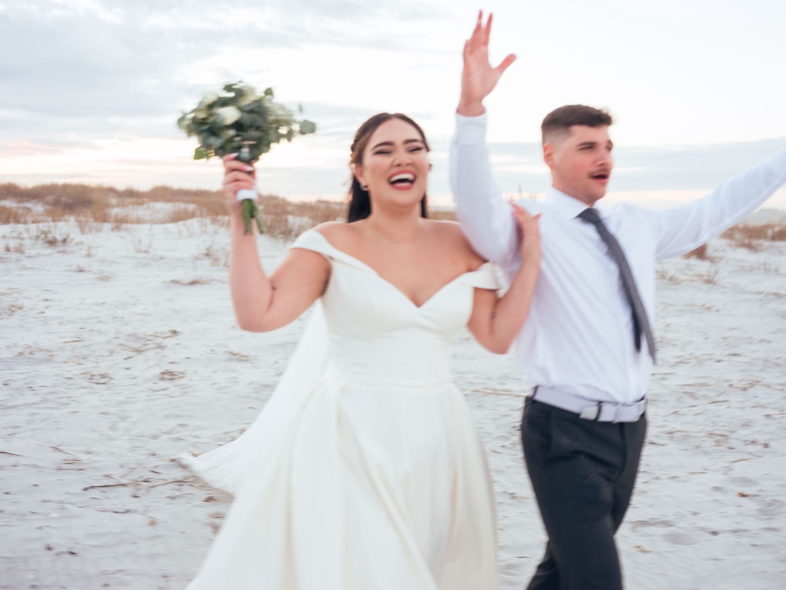 Eloped on the beach!
