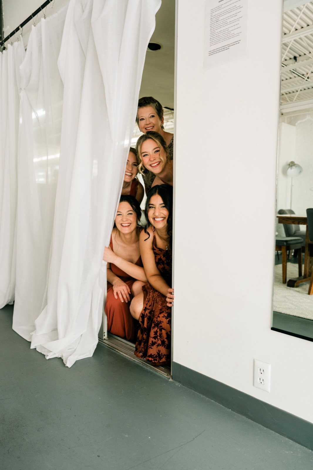 couples getting married at an outdoor wedding venue at the Atrium in Wilmington, NC