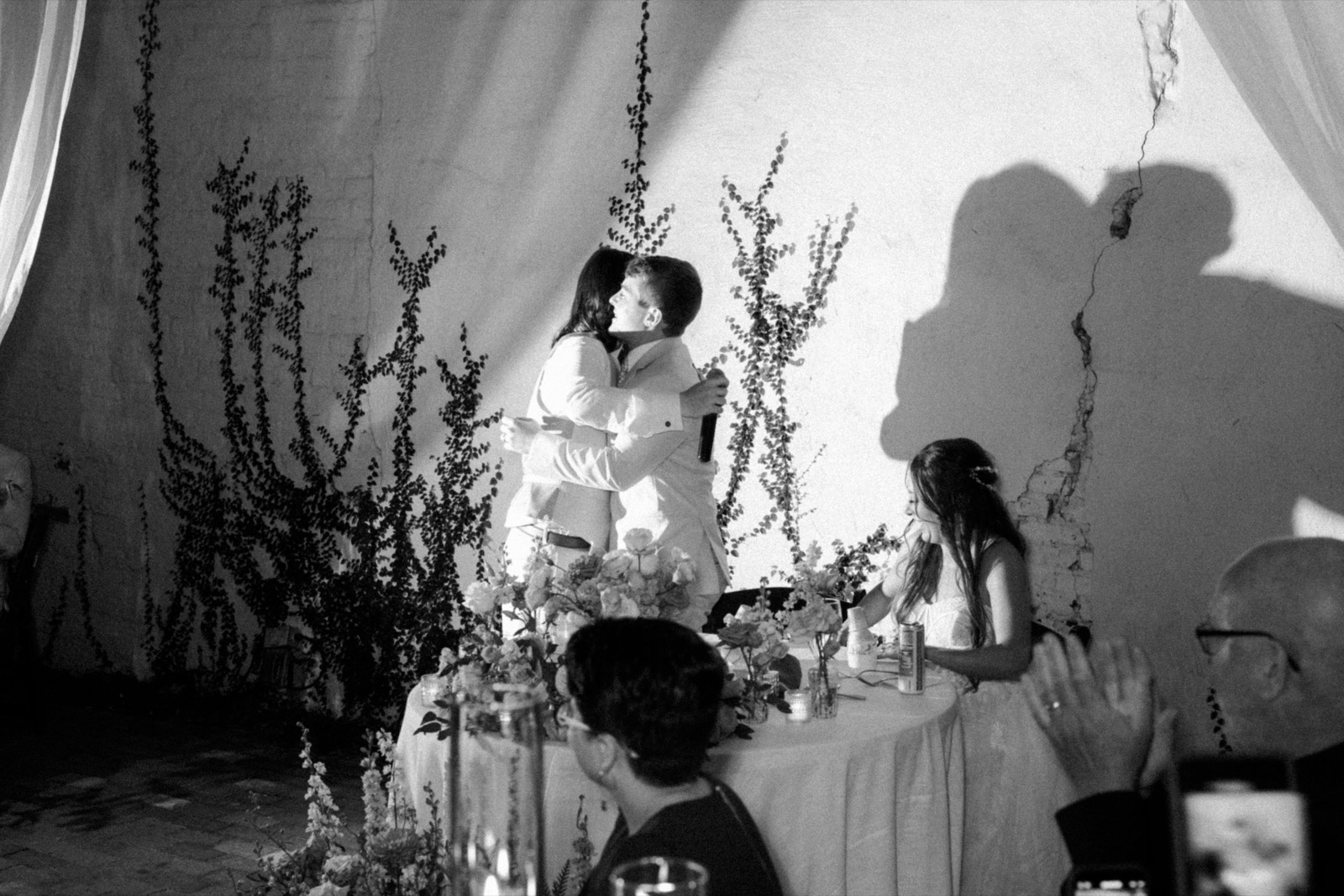 couples getting married at an outdoor wedding venue at the Atrium in Wilmington, NC