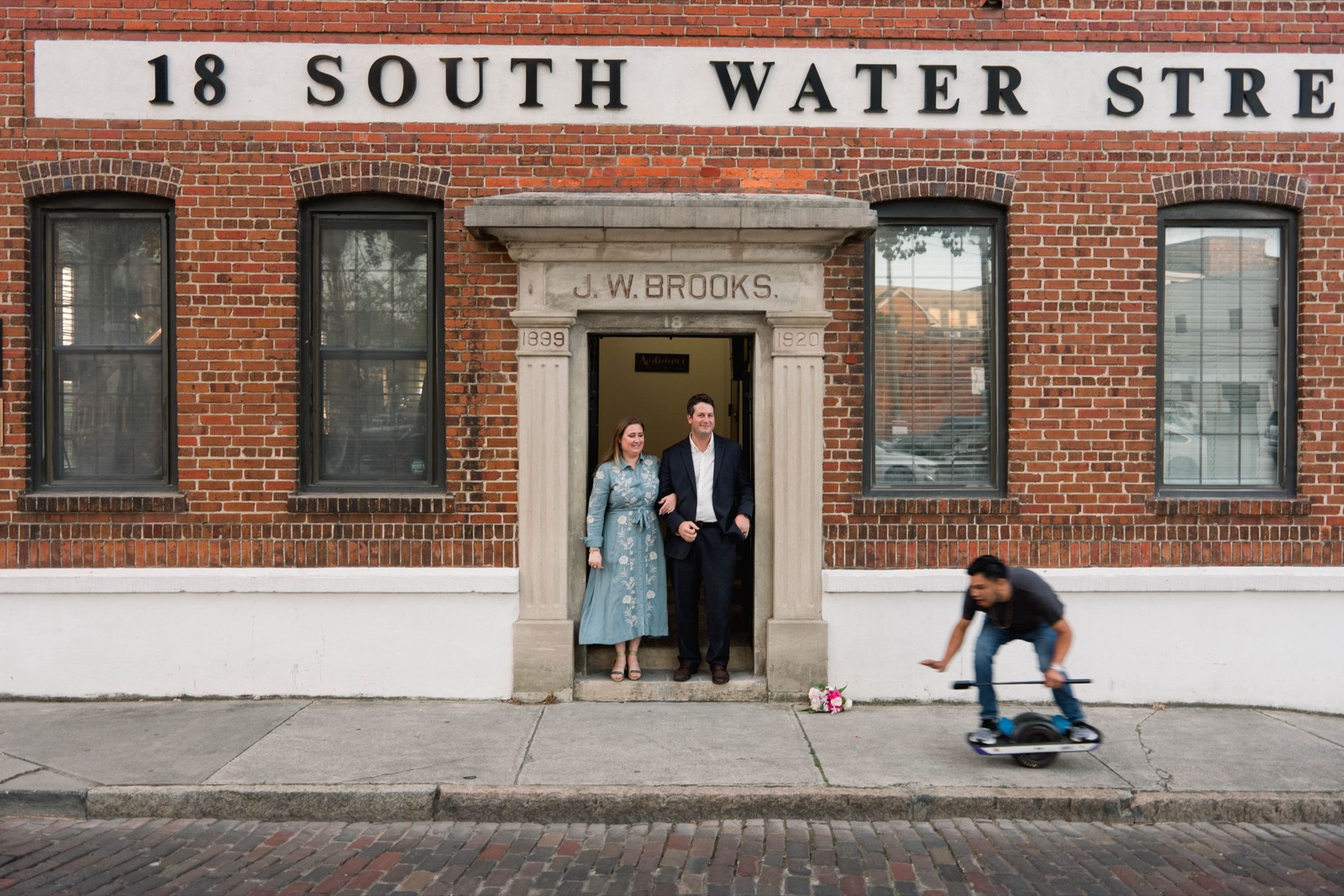 Paparazzi Style Engagement Photos in Wilmington | Wilmington Engagement Photographer