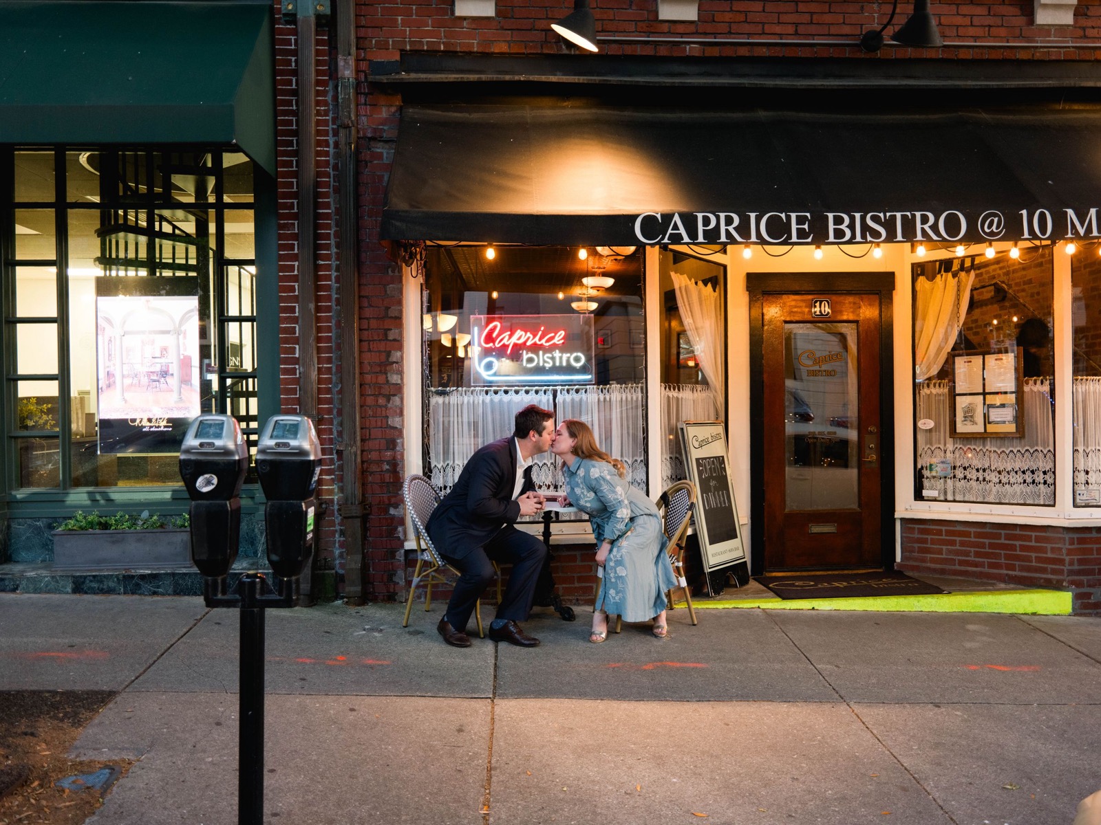 Paparazzi Style Engagement Photos in Wilmington | Wilmington Engagement Photographer