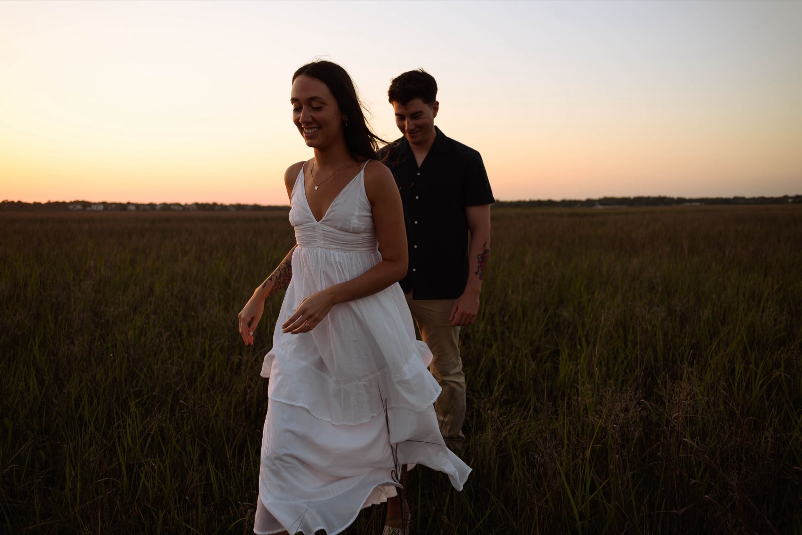 Sample Images: Engagement Photos that feel Cinematic | Wilmington Engagement Photographer