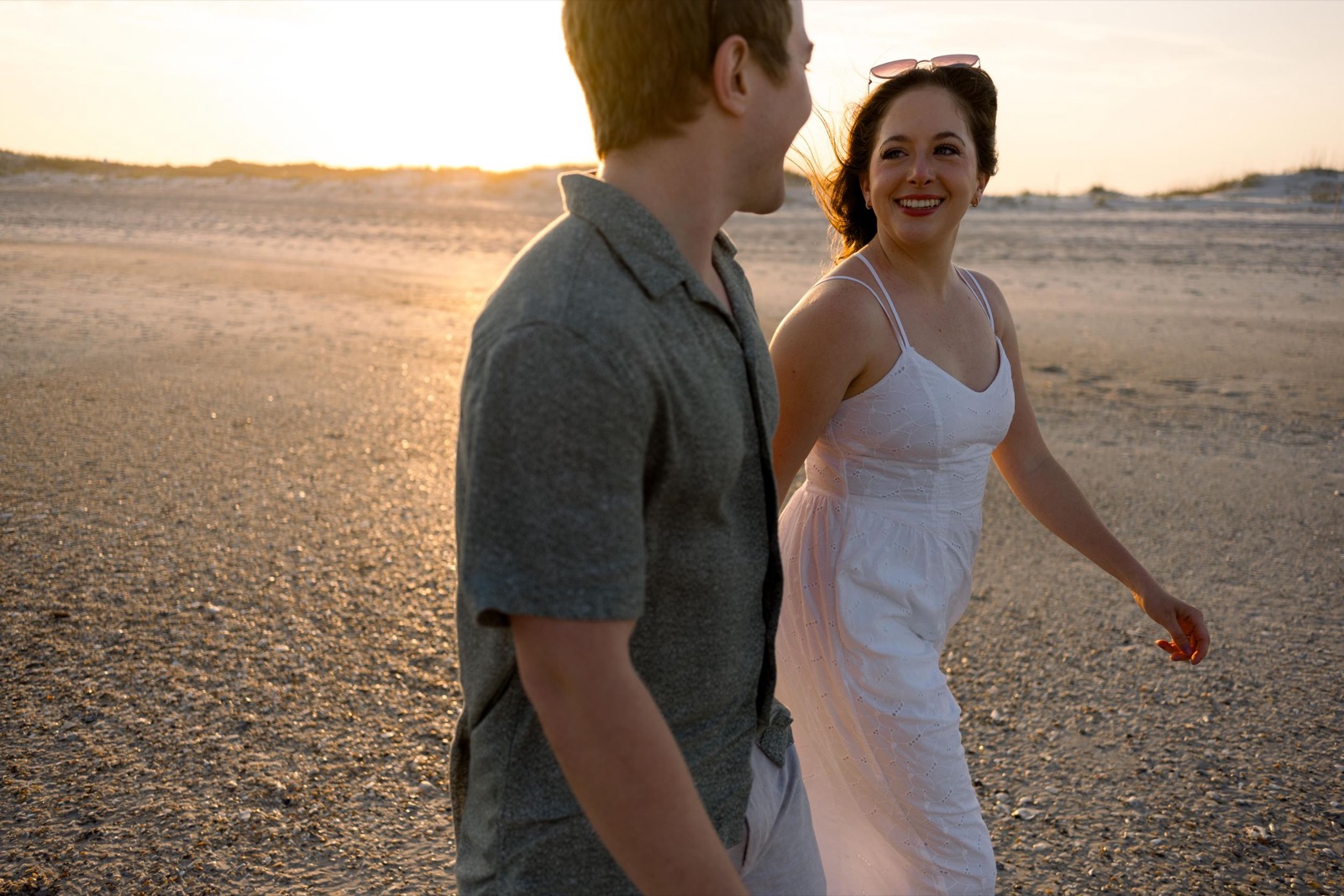 Rooftop + Beach Engagement Session | Wilmington Wedding Photographer