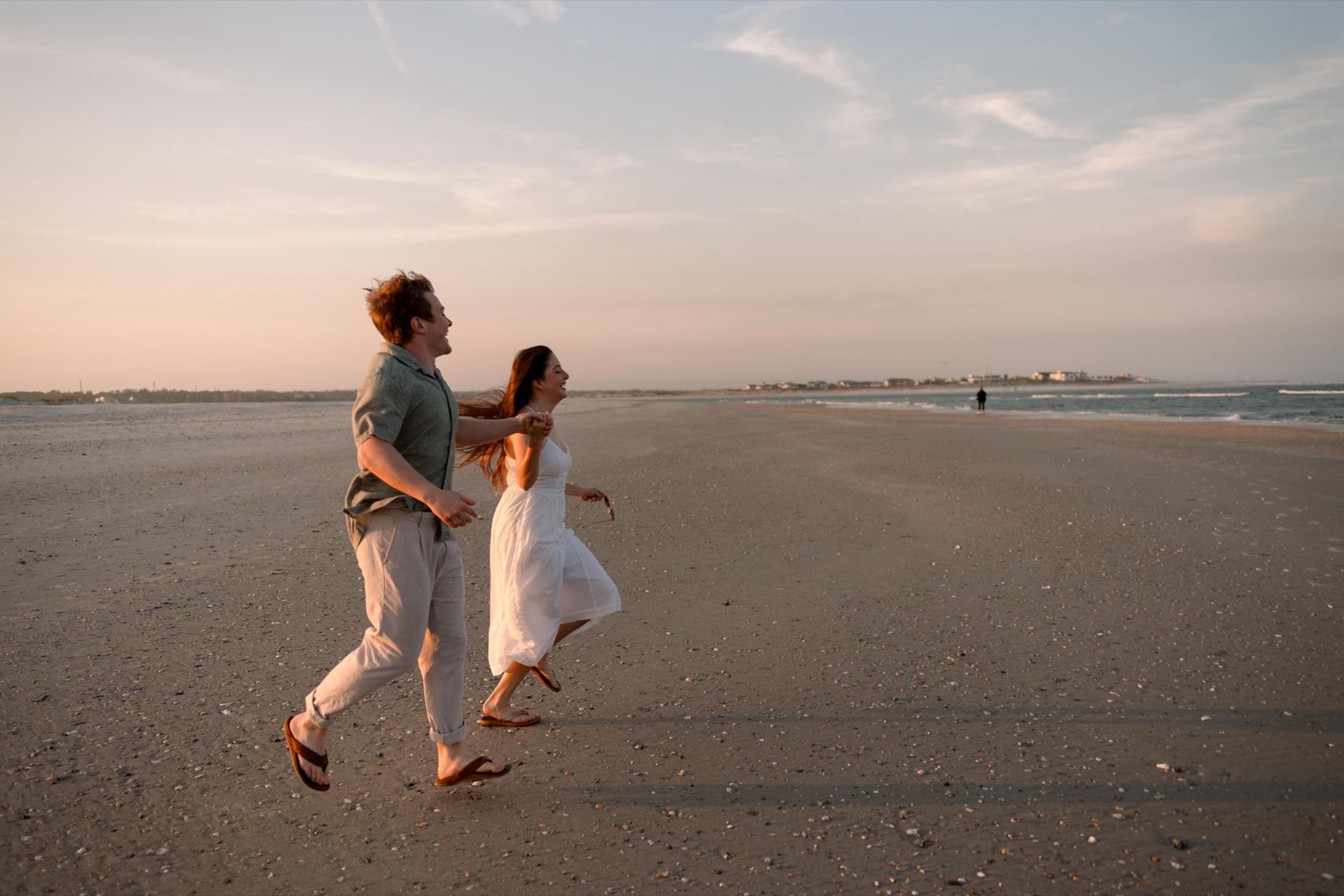 Rooftop + Beach Engagement Session | Wilmington Wedding Photographer