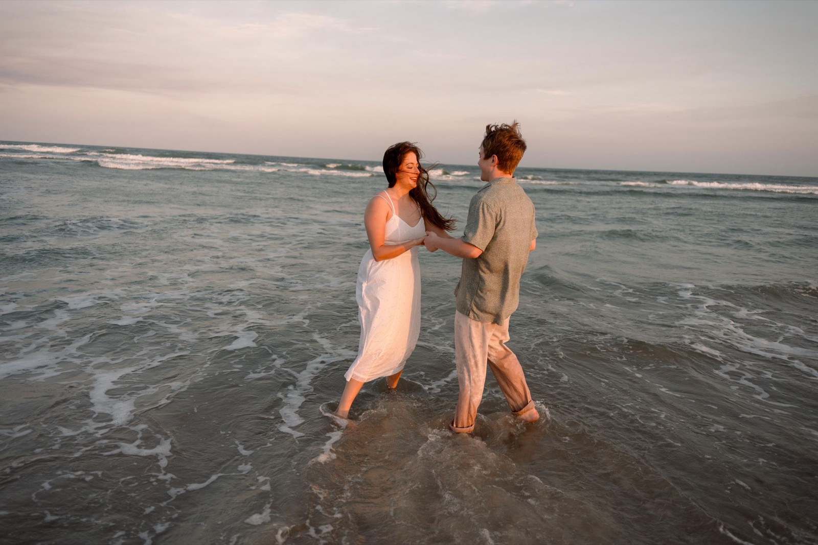 Rooftop + Beach Engagement Session | Wilmington Wedding Photographer