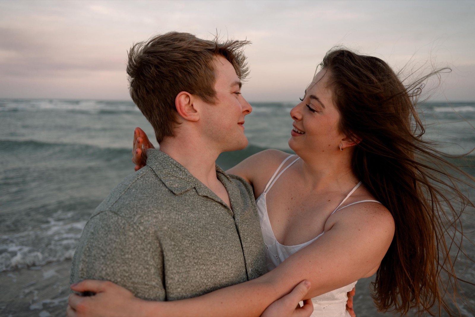 Rooftop + Beach Engagement Session | Wilmington Wedding Photographer