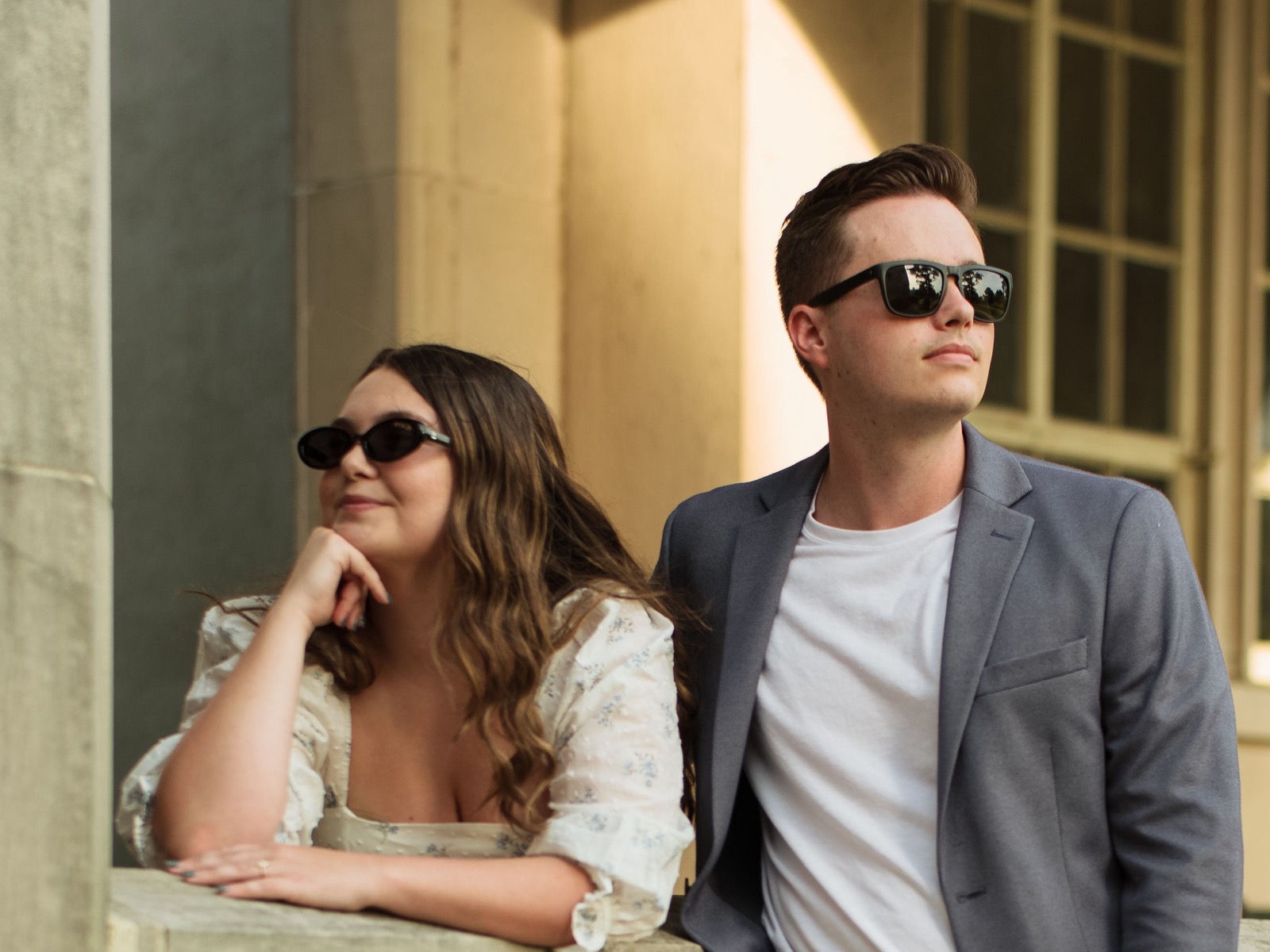 Shelbi and Shane's Engagement Session in St. James Episcopal Church | Wilmington, NC