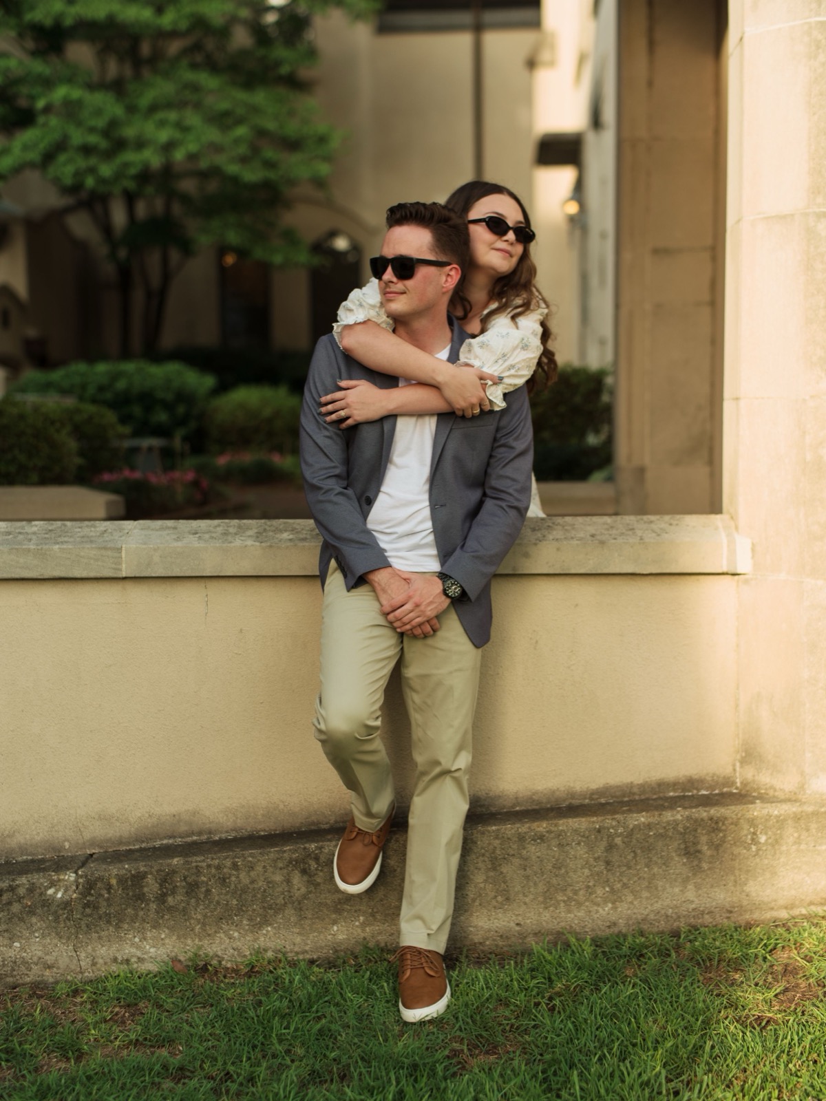 Shelbi and Shane's Engagement Session in St. James Episcopal Church | Wilmington, NC