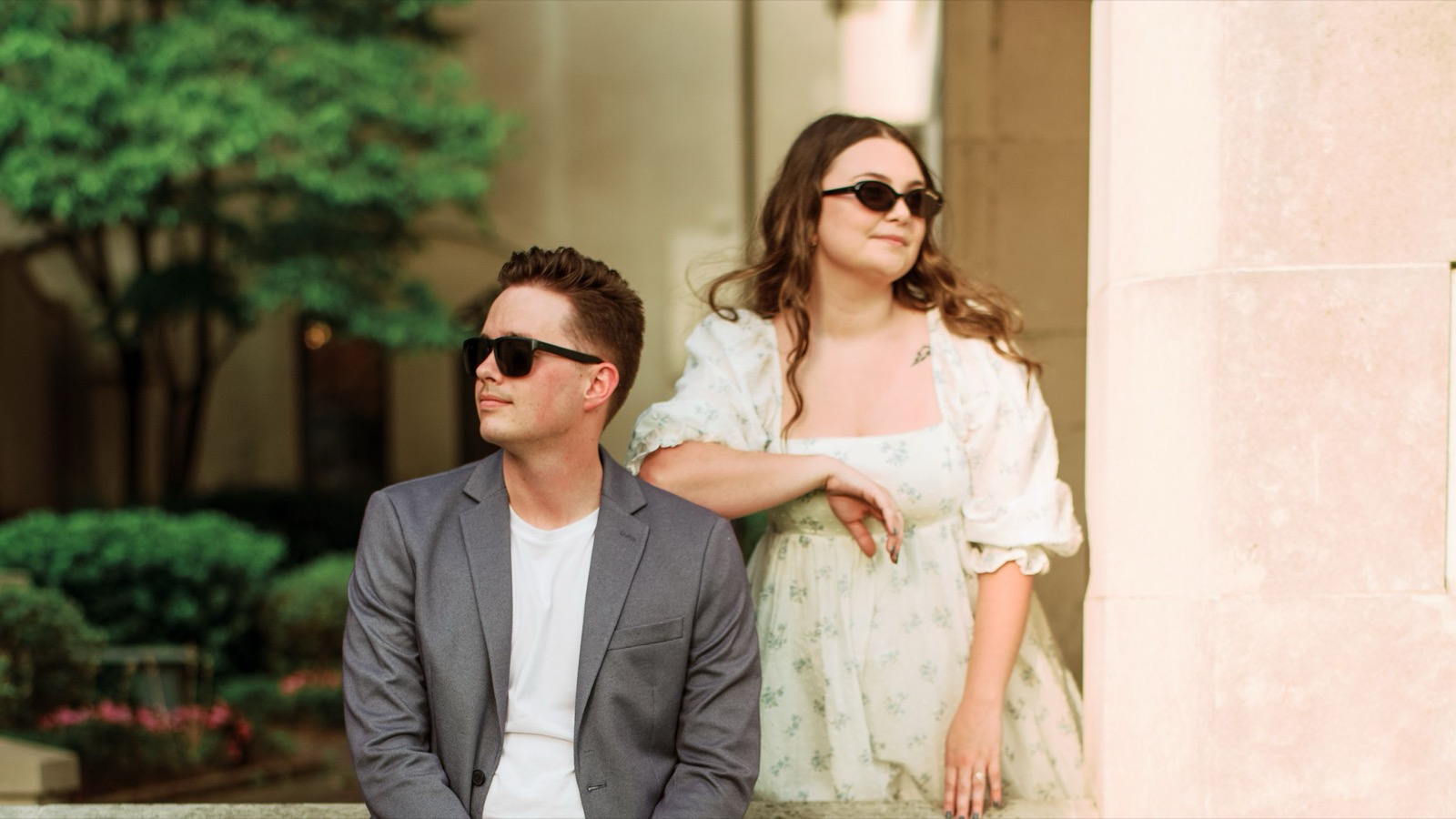 Shelbi and Shane's Engagement Session in St. James Episcopal Church | Wilmington, NC