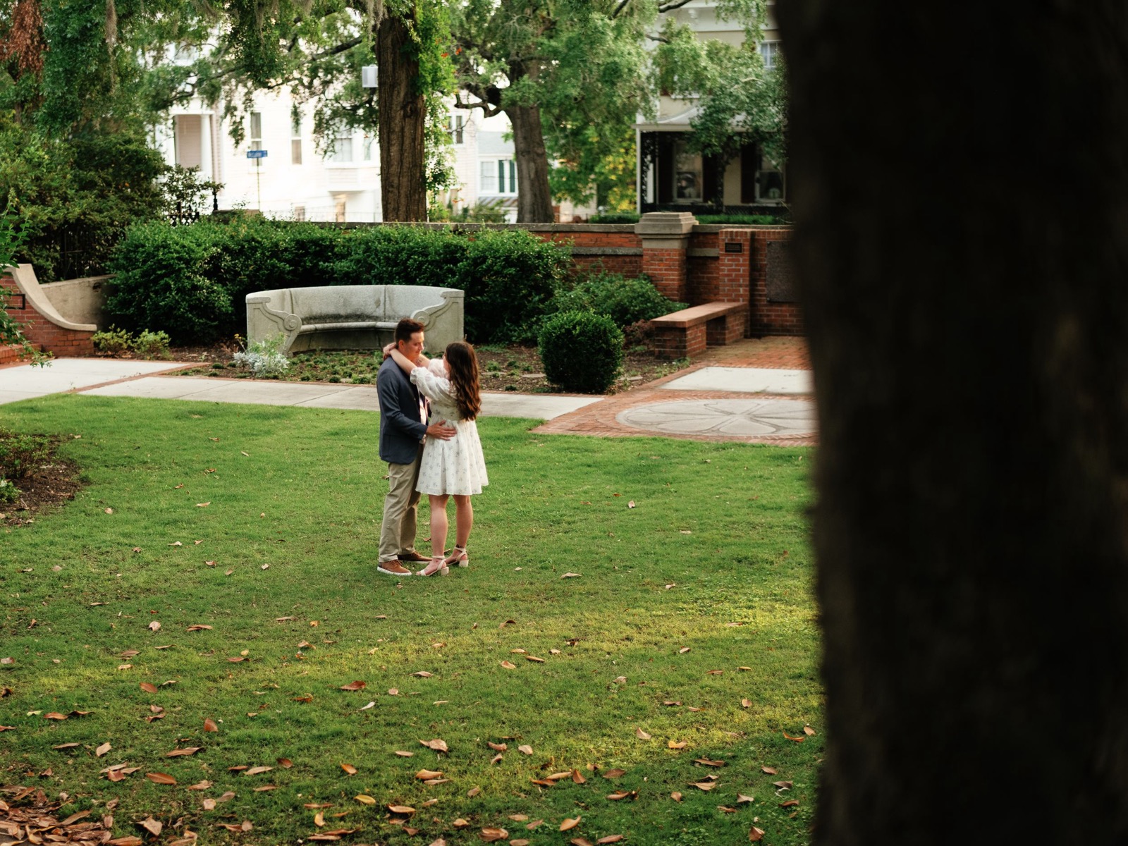 Shelbi and Shane's Engagement Session in St. James Episcopal Church | Wilmington, NC