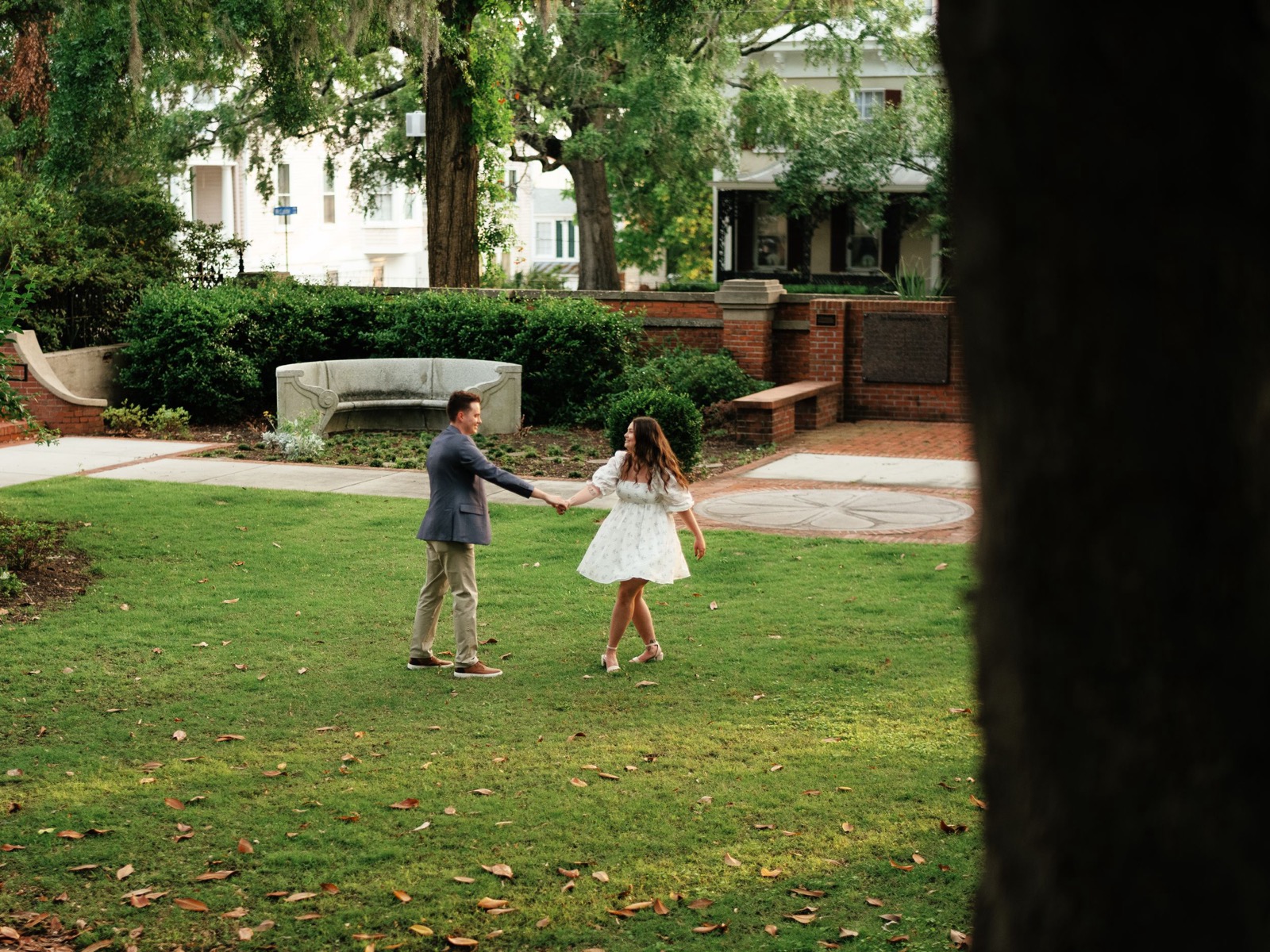 Shelbi and Shane's Engagement Session in St. James Episcopal Church | Wilmington, NC