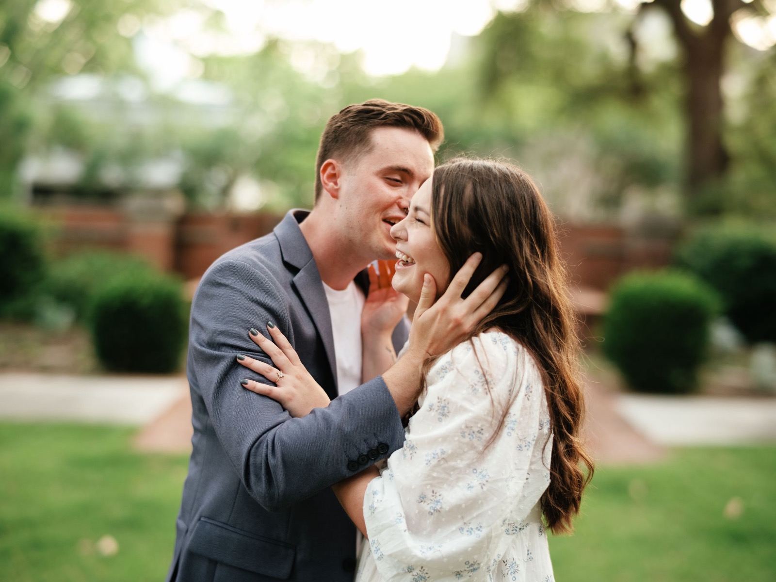 Shelbi and Shane's Engagement Session in St. James Episcopal Church | Wilmington, NC