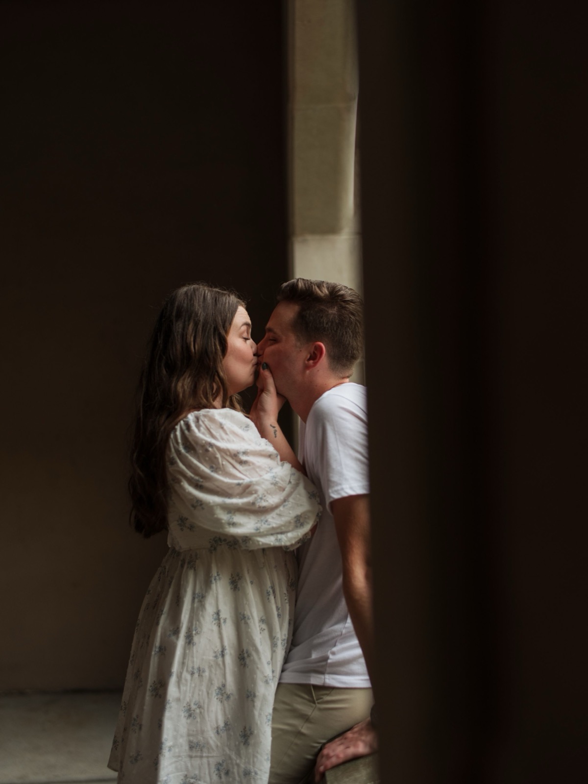 Shelbi and Shane's Engagement Session in St. James Episcopal Church | Wilmington, NC
