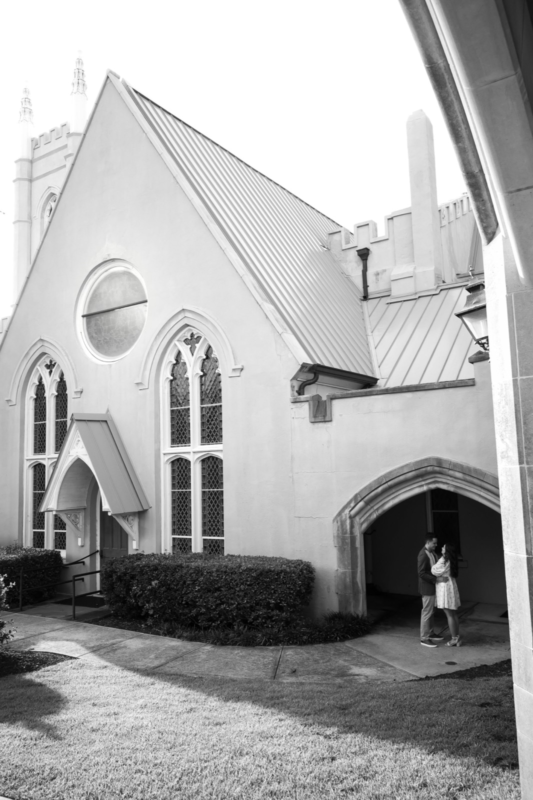 Shelbi and Shane's Engagement Session in St. James Episcopal Church | Wilmington, NC