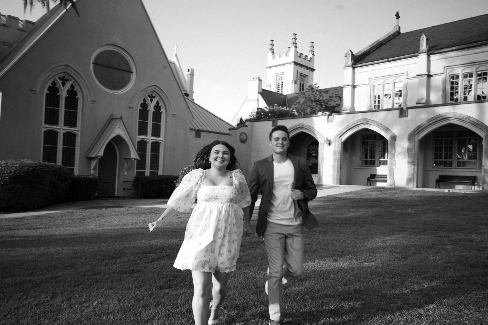 Shelbi and Shane's Engagement Session in St. James Episcopal Church | Wilmington, NC