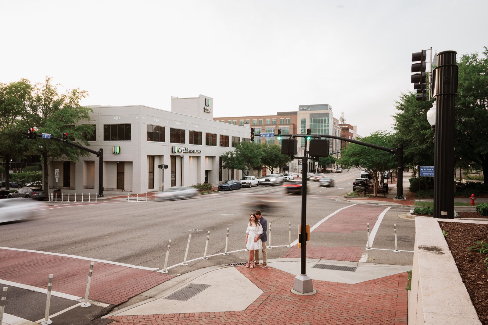 Shelbi and Shane's Engagement Session in St. James Episcopal Church | Wilmington, NC
