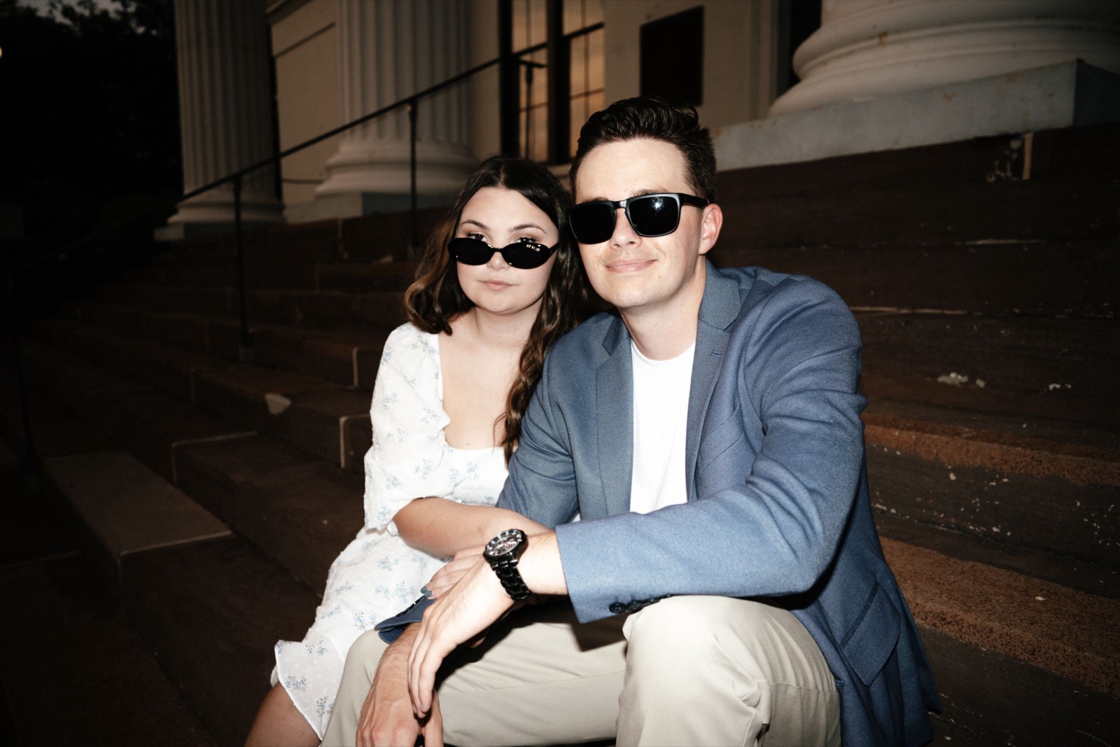 Shelbi and Shane's Engagement Session in St. James Episcopal Church | Wilmington, NC