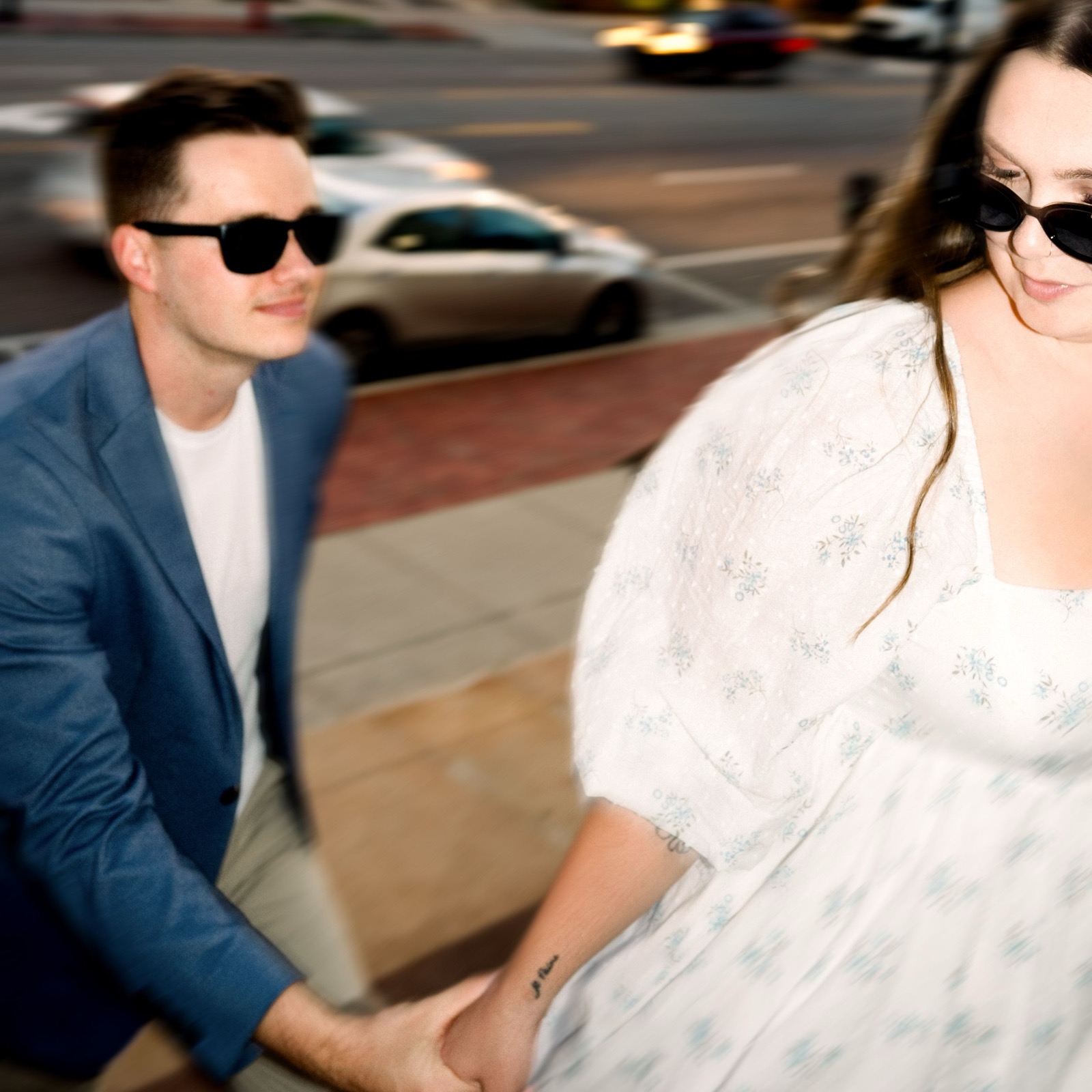 Shelbi and Shane's Engagement Session in St. James Episcopal Church | Wilmington, NC