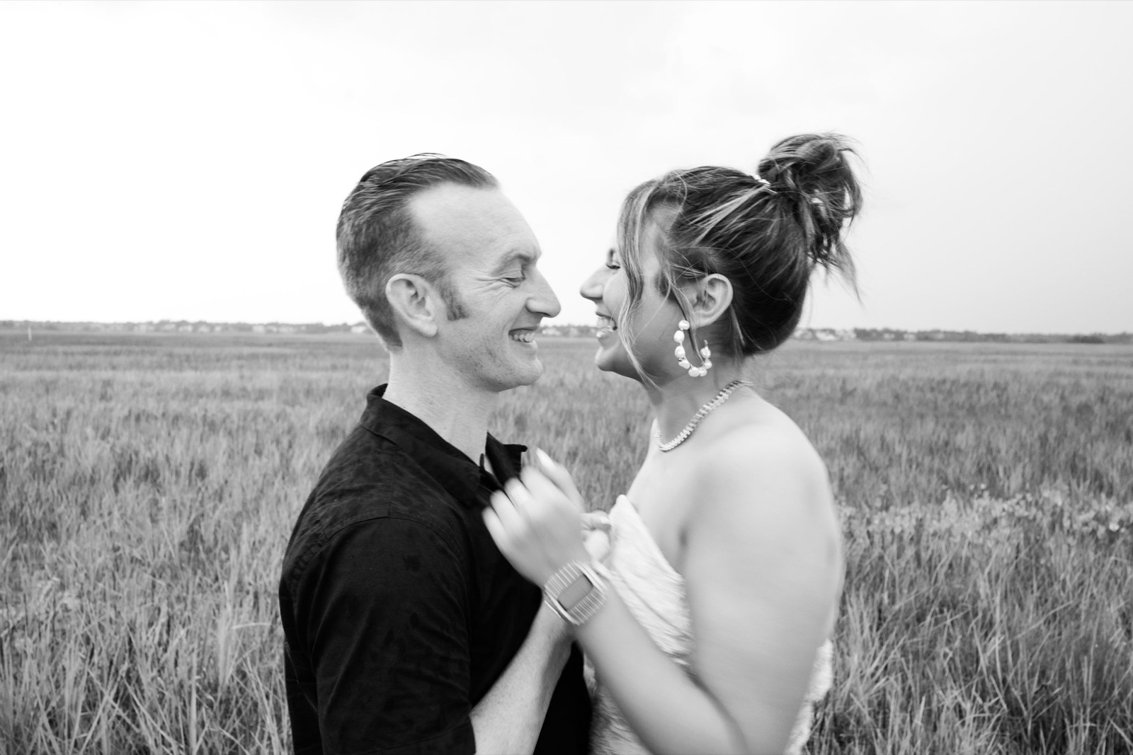 Surprise Proposal on the Beach while raining