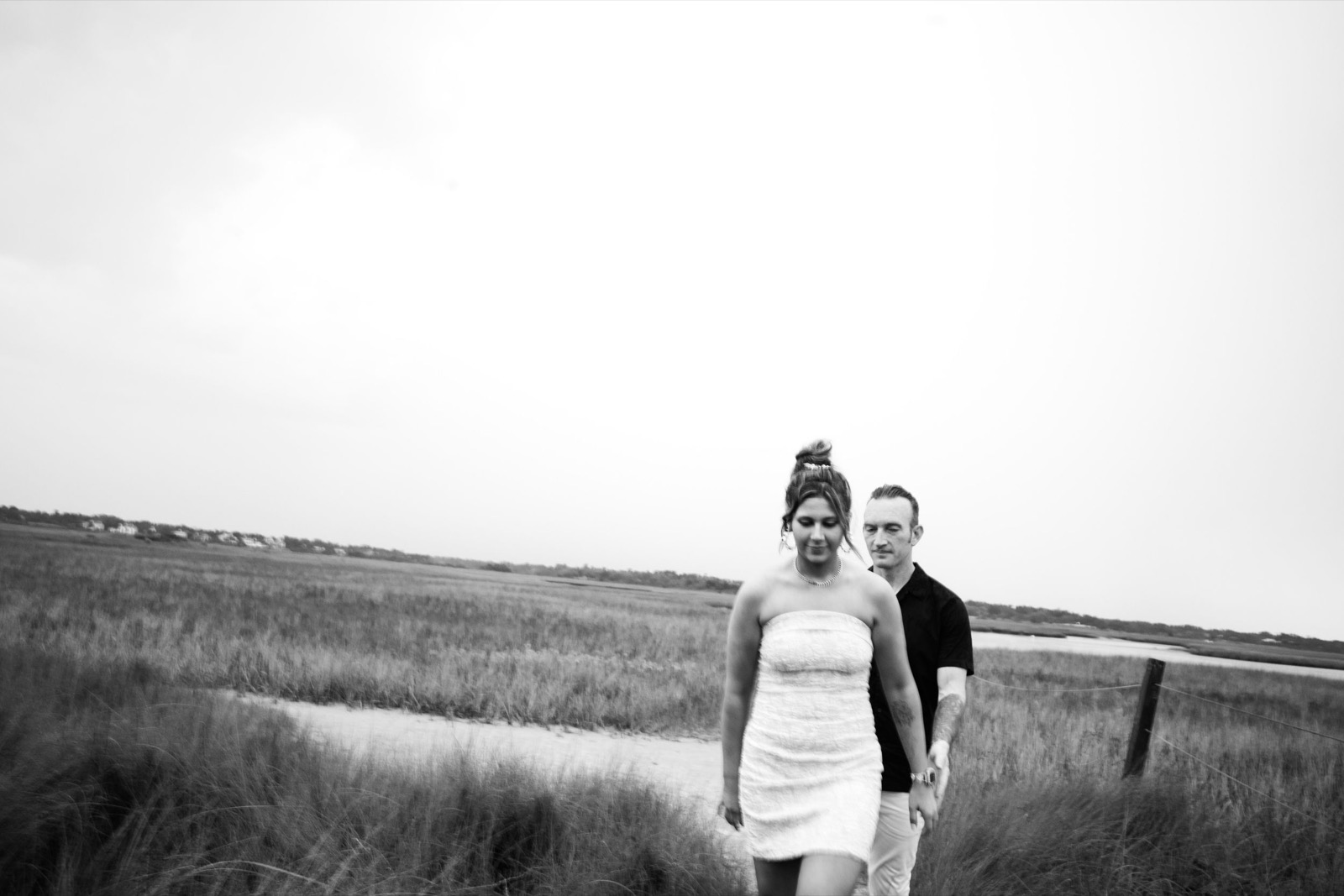 Surprise Proposal on the Beach while raining