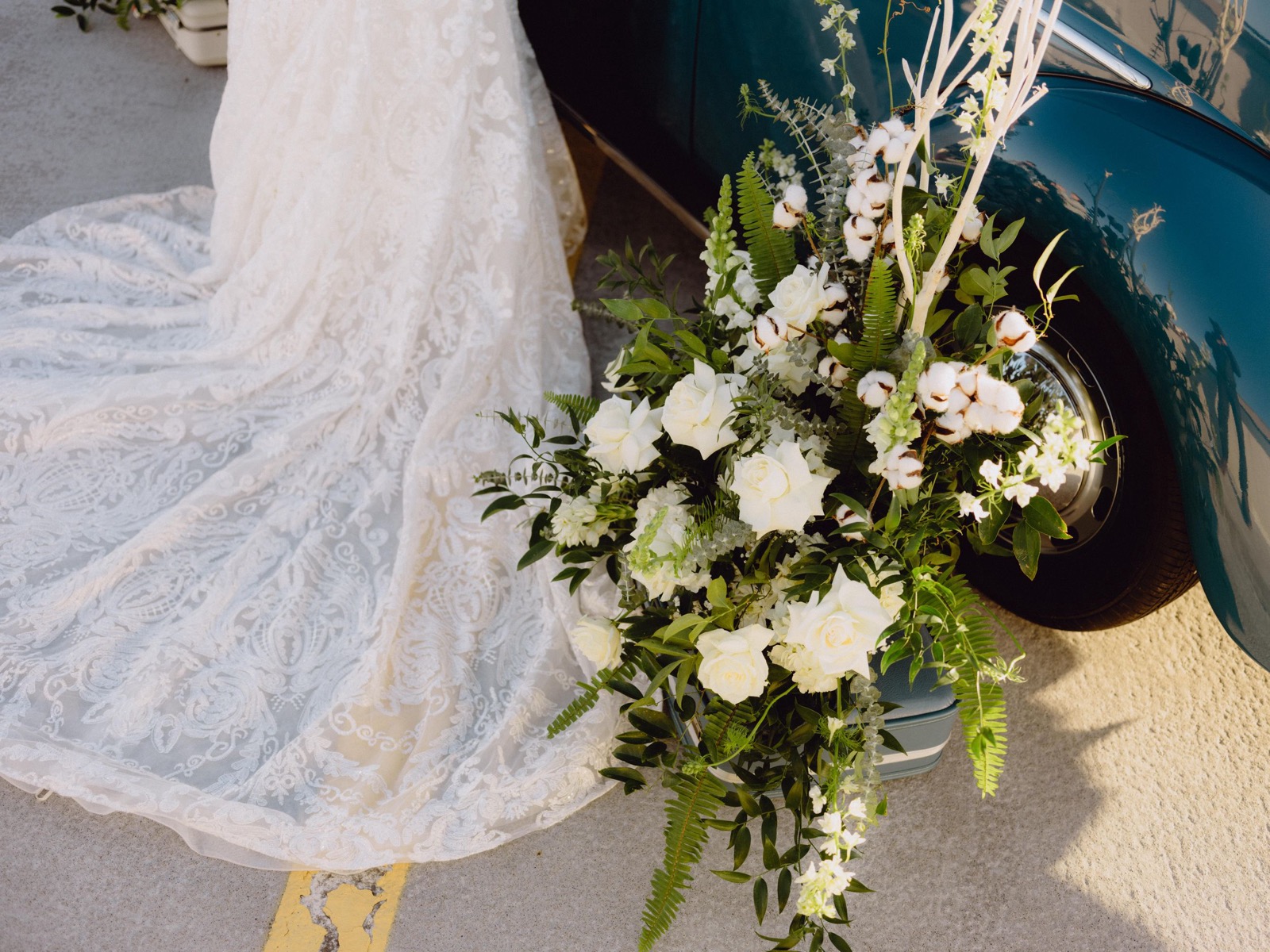 Vintage Rooftop Engagement Session