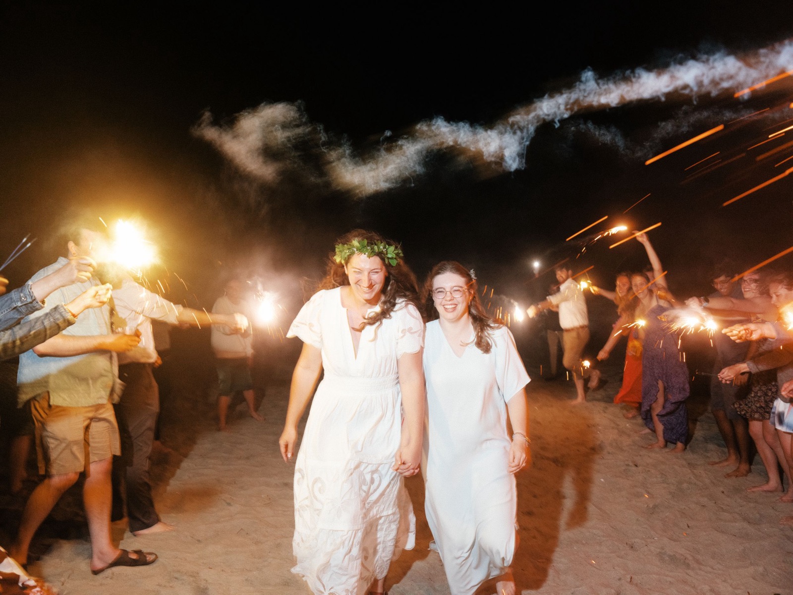 couples walking out to a wedding send off ideas 2024